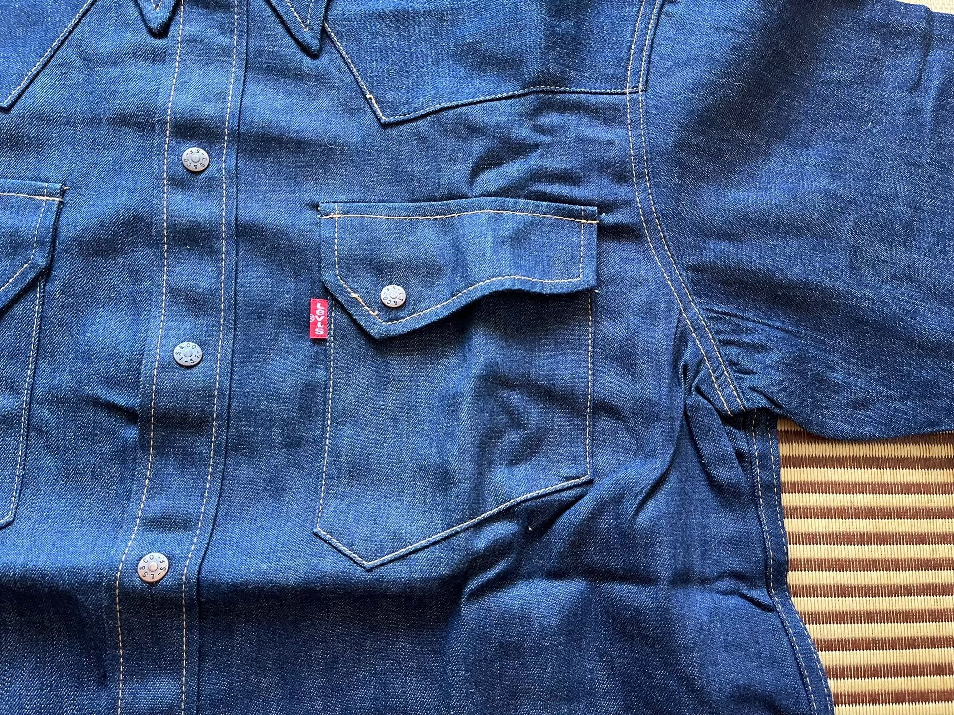 Levi's Vintage Clothing Levi's LVC Western Denim Shirt L Size US L / EU 52-54 / 3 - 3 Thumbnail