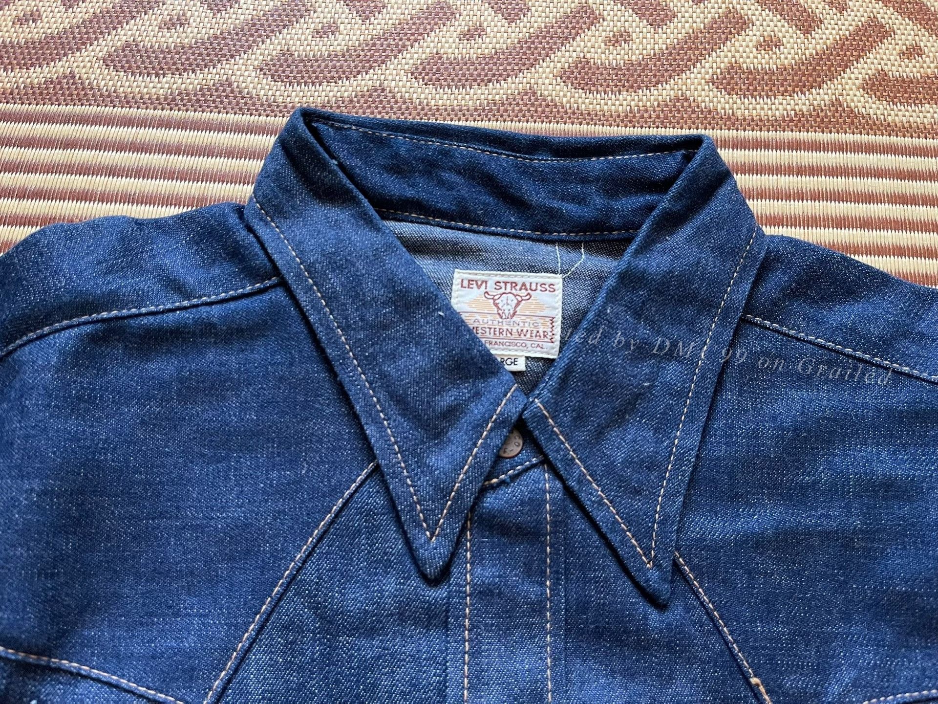 Levi's Vintage Clothing Levi's LVC Western Denim Shirt L Size US L / EU 52-54 / 3 - 4 Thumbnail