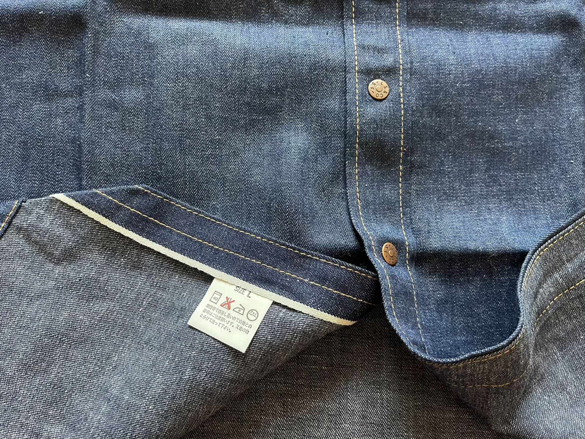 Levi's Vintage Clothing Levi's LVC Western Denim Shirt L Size US L / EU 52-54 / 3 - 7 Thumbnail