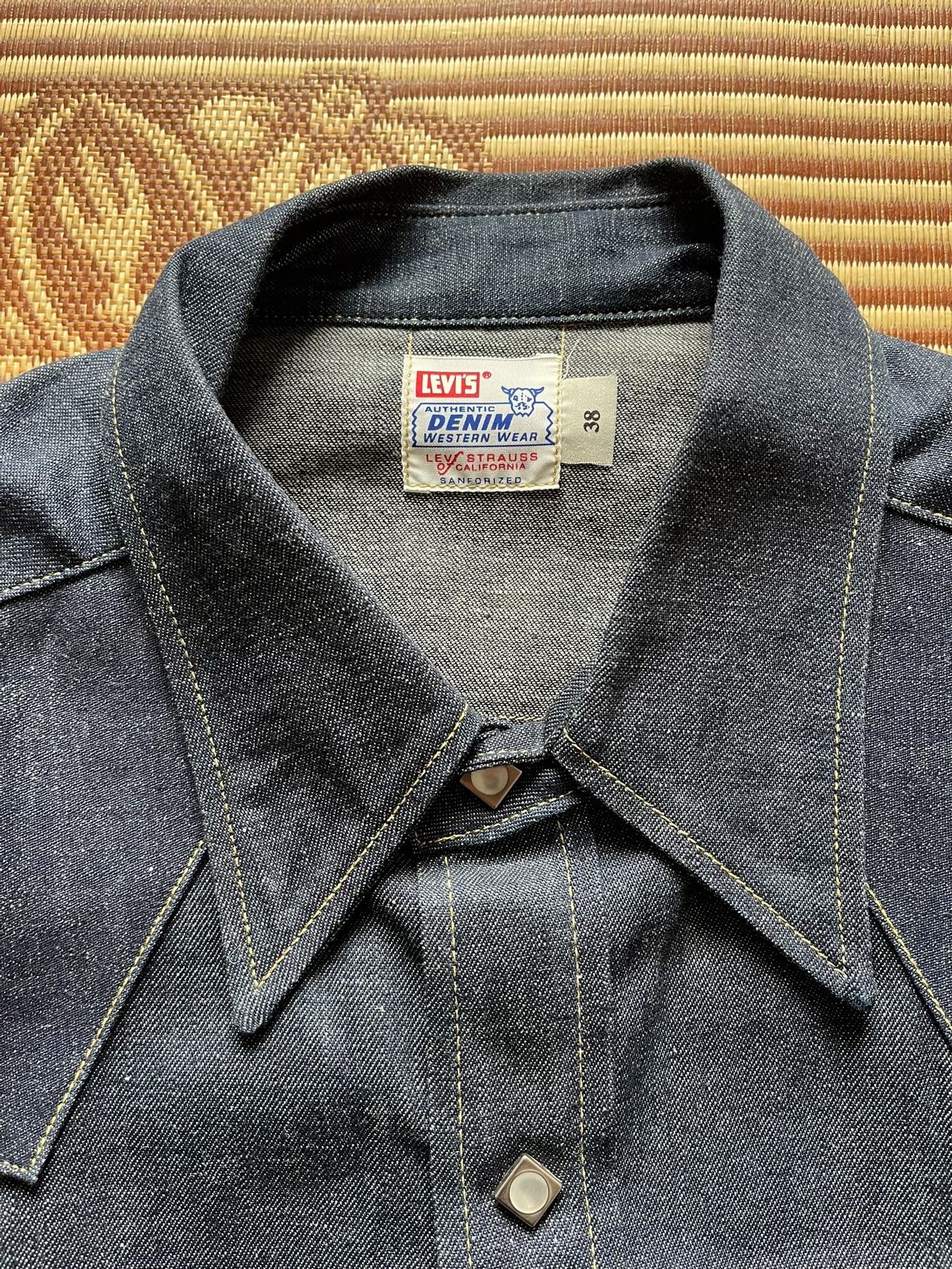 Levi's Vintage Clothing Levi's LVC Japanese Denim Long-Sleeve Shirt Size US M / EU 48-50 / 2 - 3 Thumbnail