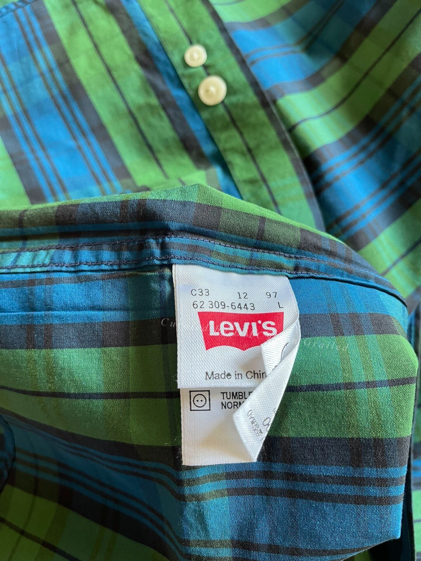 LVC Levi's LVC Cotton Plaid Shirt Size US L / EU 52-54 / 3 - 7 Thumbnail
