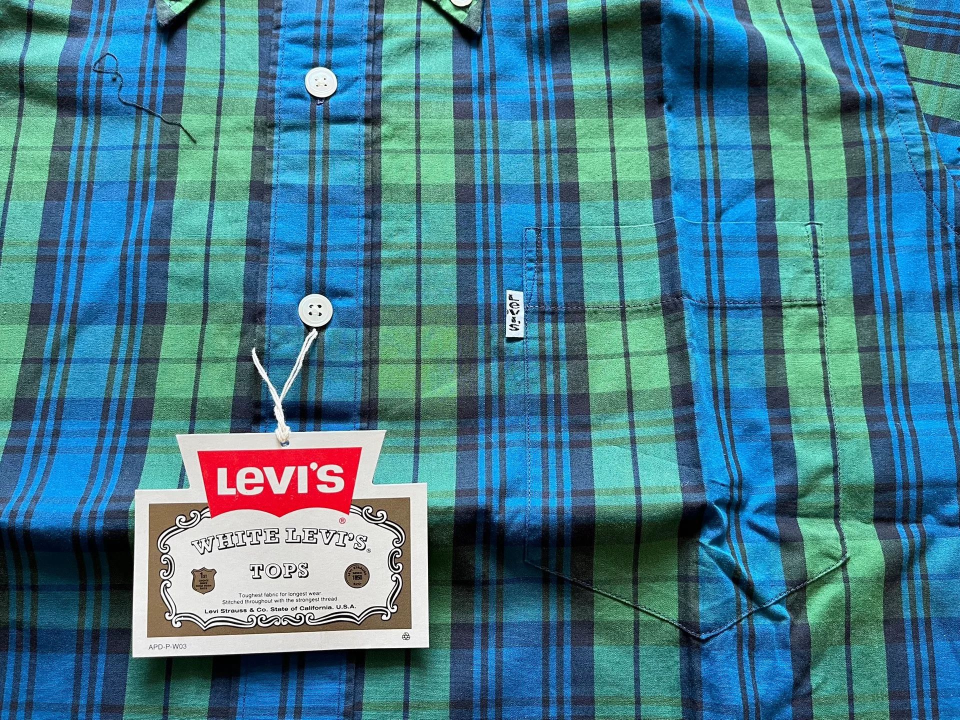 LVC Levi's LVC Cotton Plaid Shirt Size US L / EU 52-54 / 3 - 5 Thumbnail