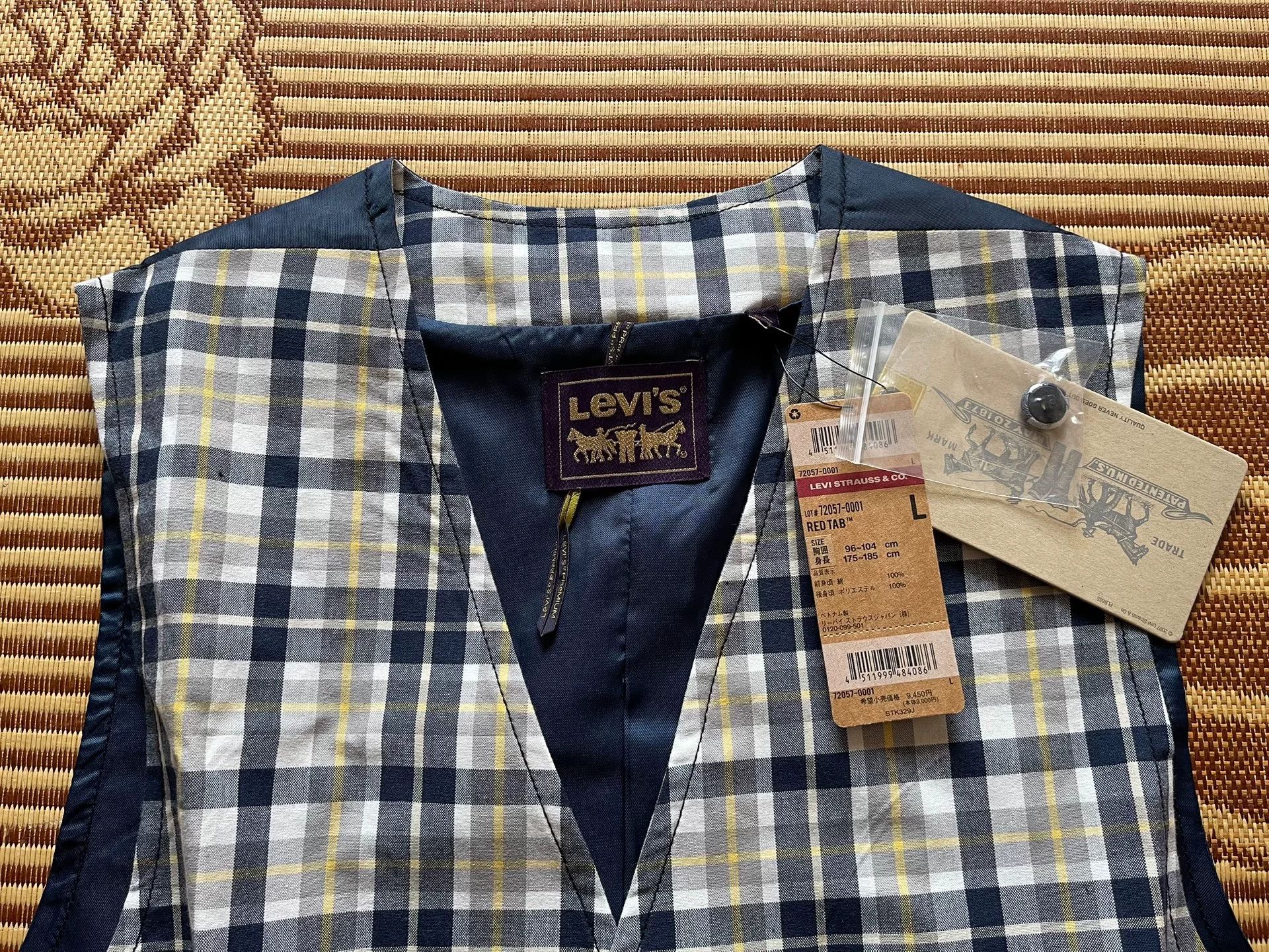Levi's Vintage Clothing Levi's LVC Plaid Vest Size US L / EU 52-54 / 3 - 4 Thumbnail