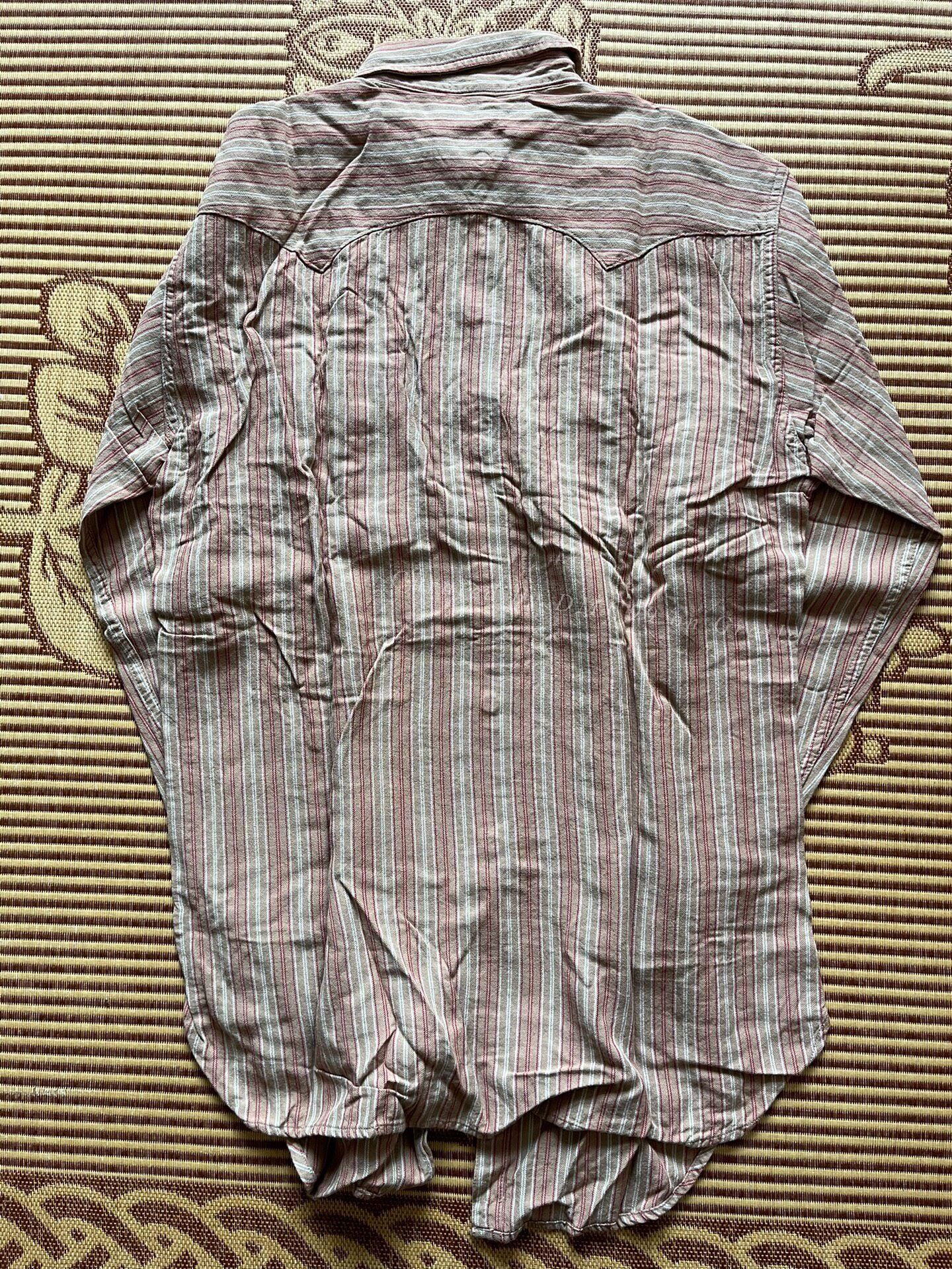 Levi's Vintage Clothing Levis LVC Plaid Long-Sleeve Shirt 40 Size US XXS / EU 40 - 3 Thumbnail