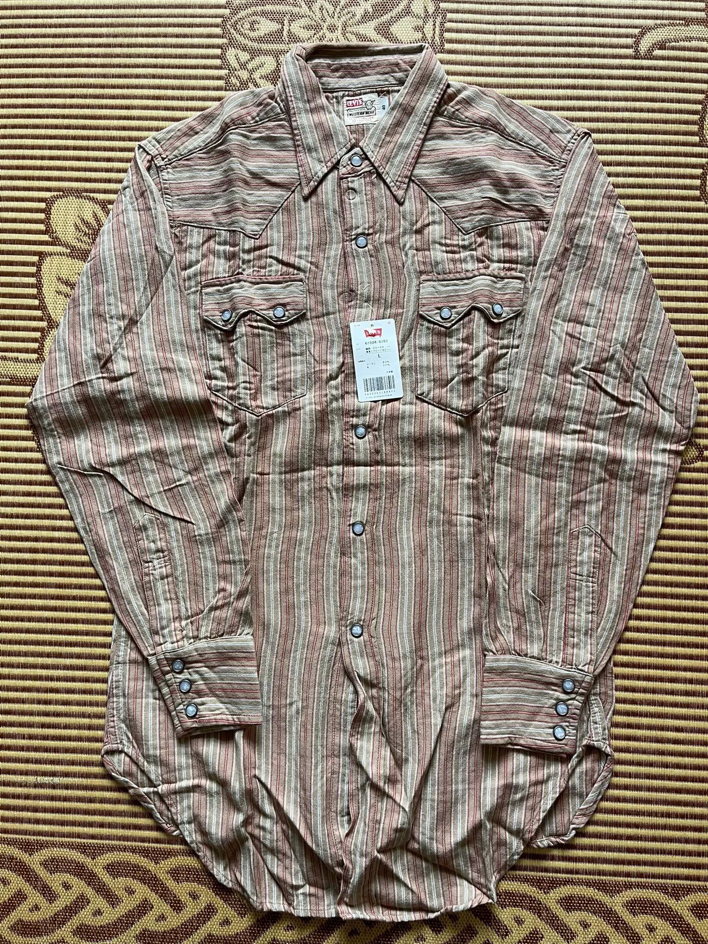 Levi's Vintage Clothing Levis LVC Plaid Long-Sleeve Shirt 40 Size US XXS / EU 40 - 2 Thumbnail