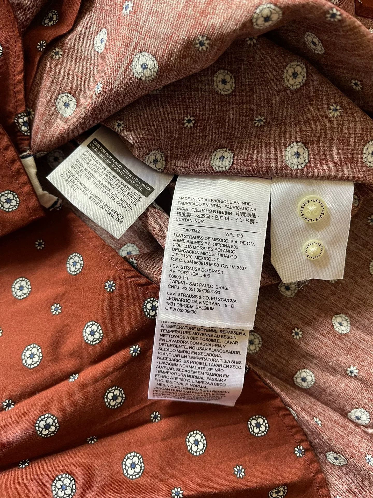 Levi's Vintage Clothing Levi's LVC Floral Long-Sleeve Shirt M Size US M / EU 48-50 / 2 - 6 Thumbnail