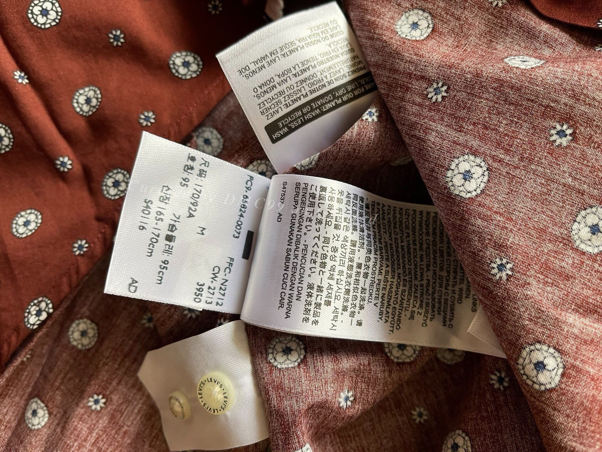 Levi's Vintage Clothing Levi's LVC Floral Long-Sleeve Shirt M Size US M / EU 48-50 / 2 - 7 Thumbnail
