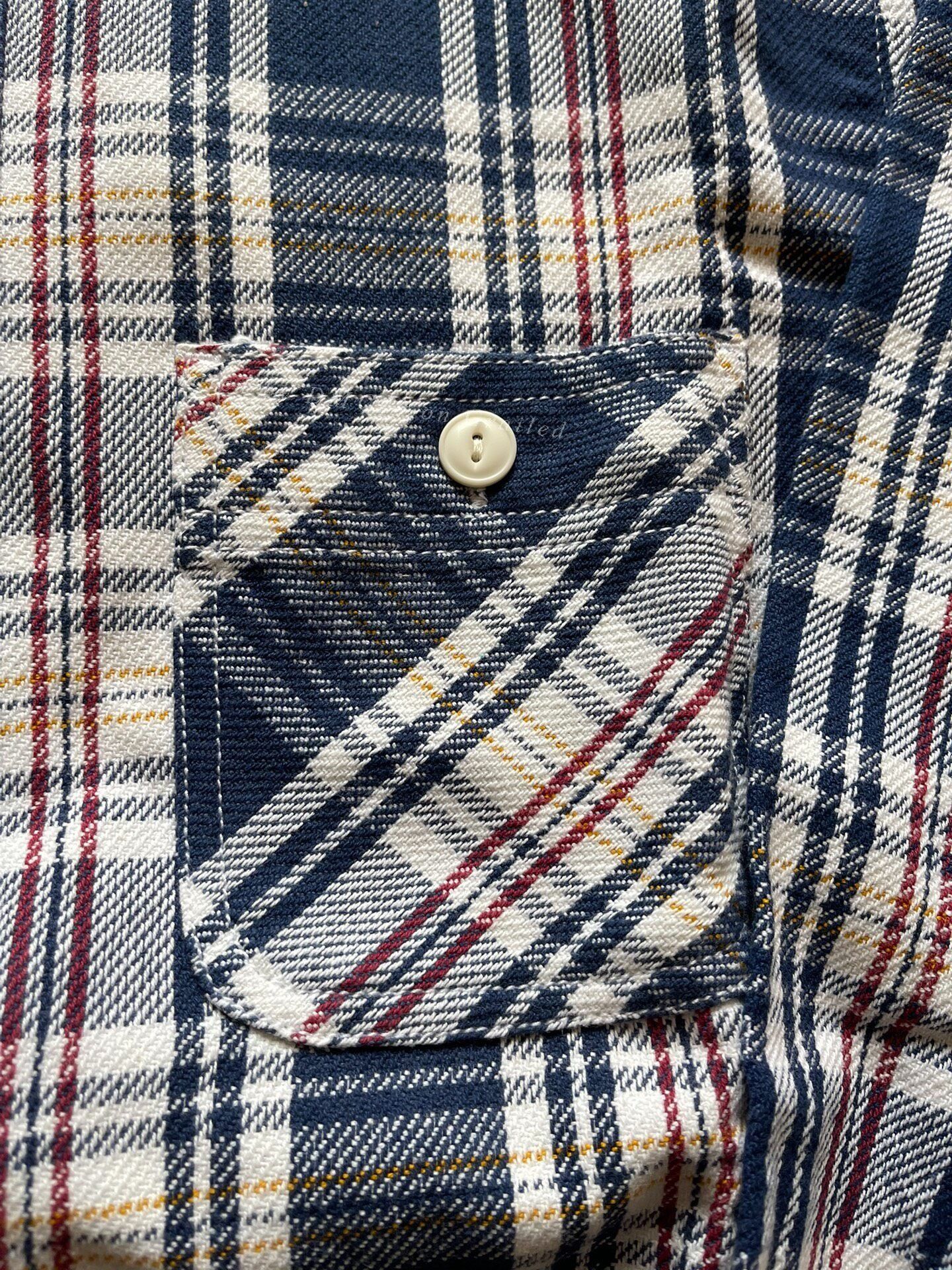 Other Houston Plaid Flannel Workwear Long-Sleeve Shirt Size US XL / EU 56 / 4 - 3 Thumbnail