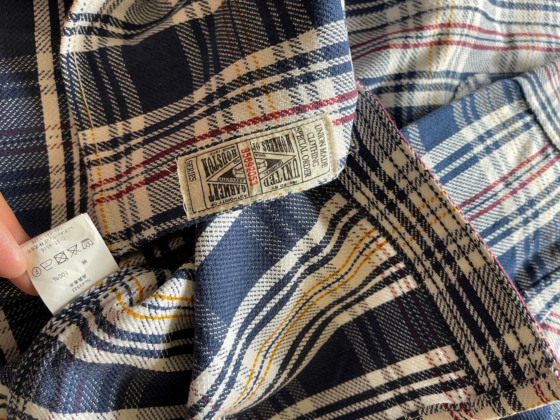 Other Houston Plaid Flannel Workwear Long-Sleeve Shirt Size US XL / EU 56 / 4 - 6 Thumbnail