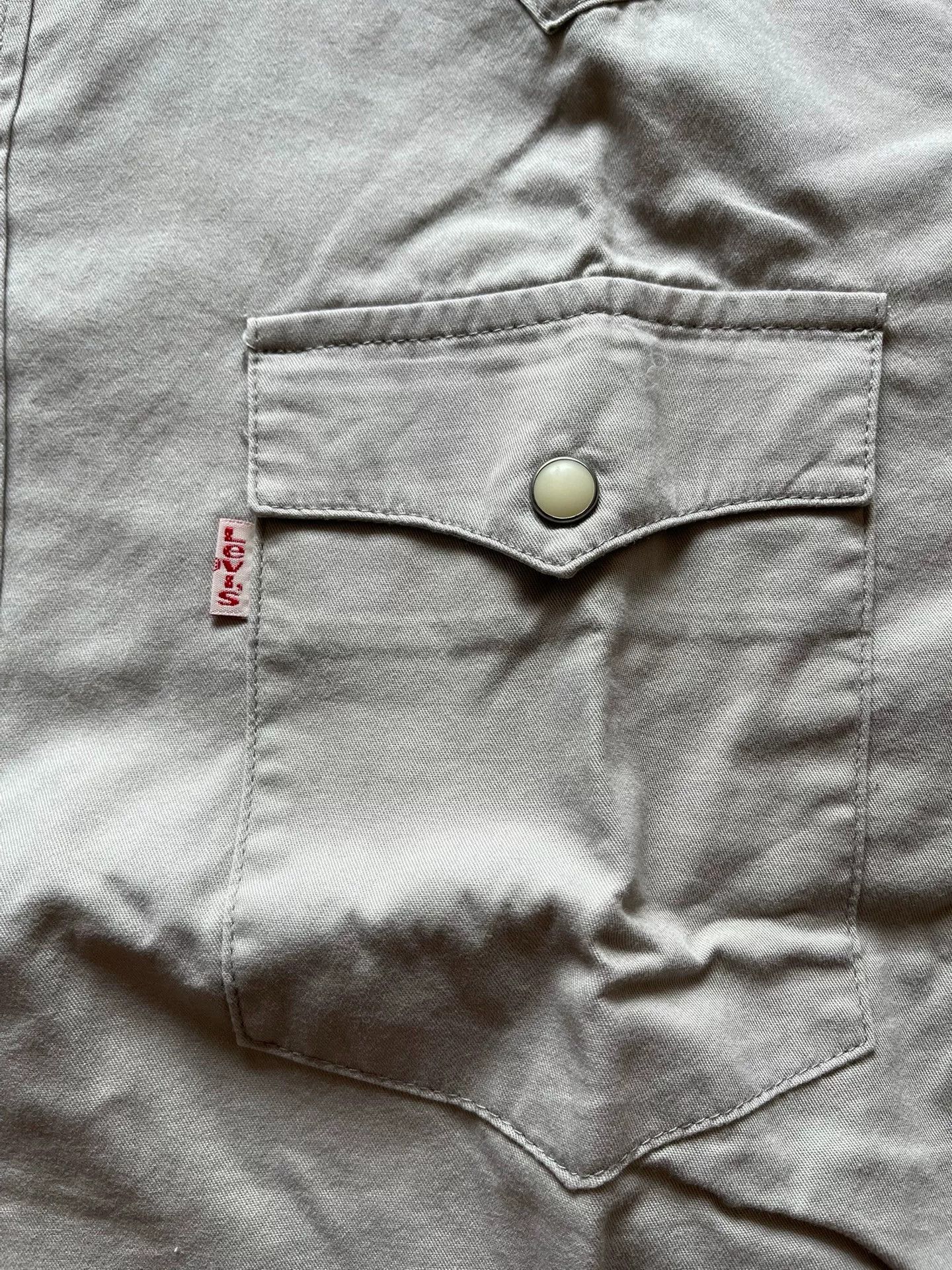 Levi's Vintage Clothing Levi's LVC Beige Long Sleeve Shirt Size US M / EU 48-50 / 2 - 3 Thumbnail