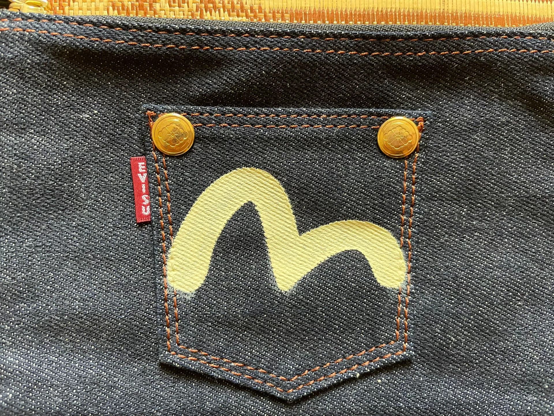 Evisu Evisu Denim Clutch Coin Purse Size ONE SIZE - 2 Thumbnail