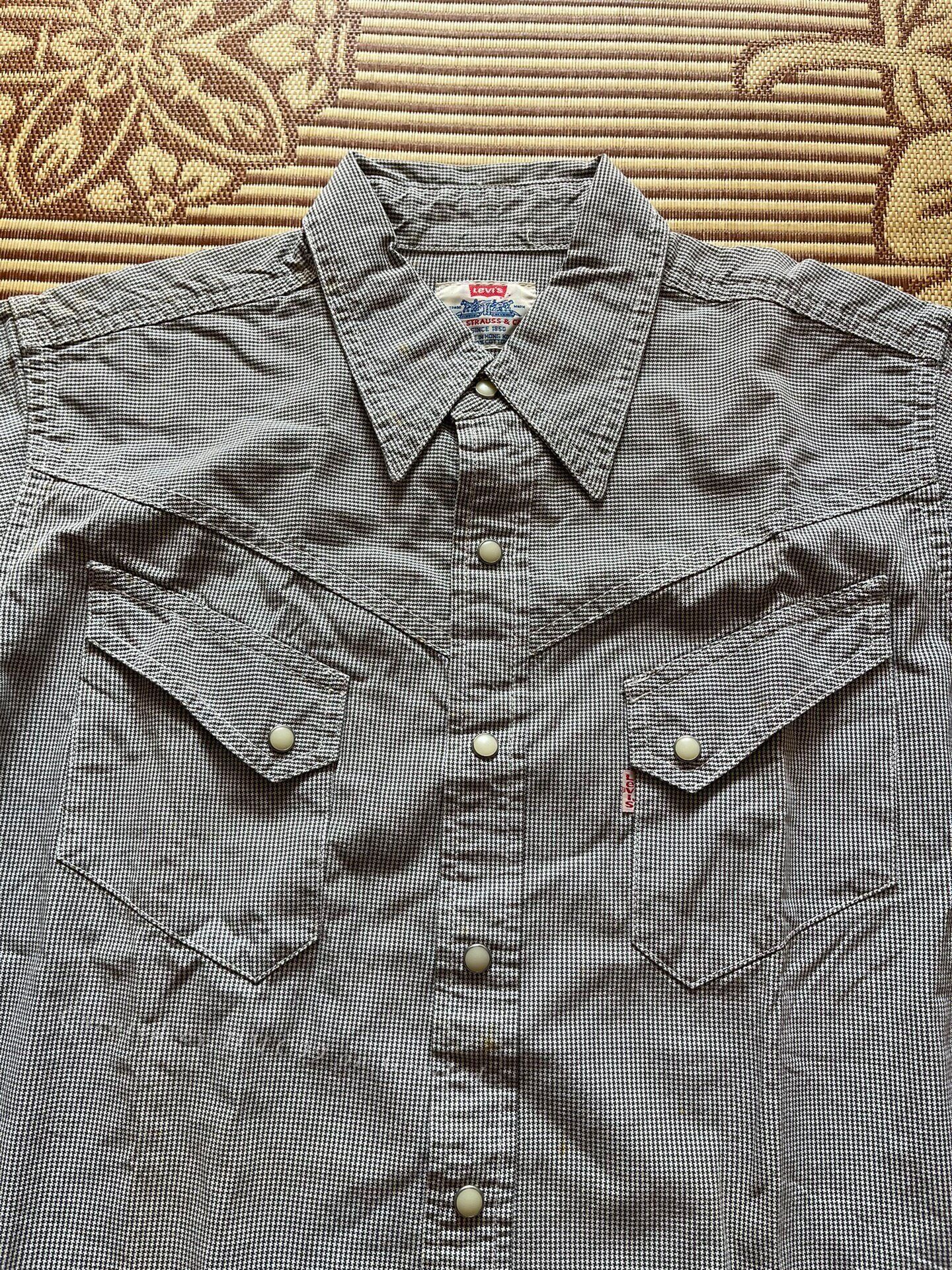 Levi's Vintage Clothing Levi's LVC Houndstooth Long-Sleeve Shirt Size US M / EU 48-50 / 2 - 2 Thumbnail