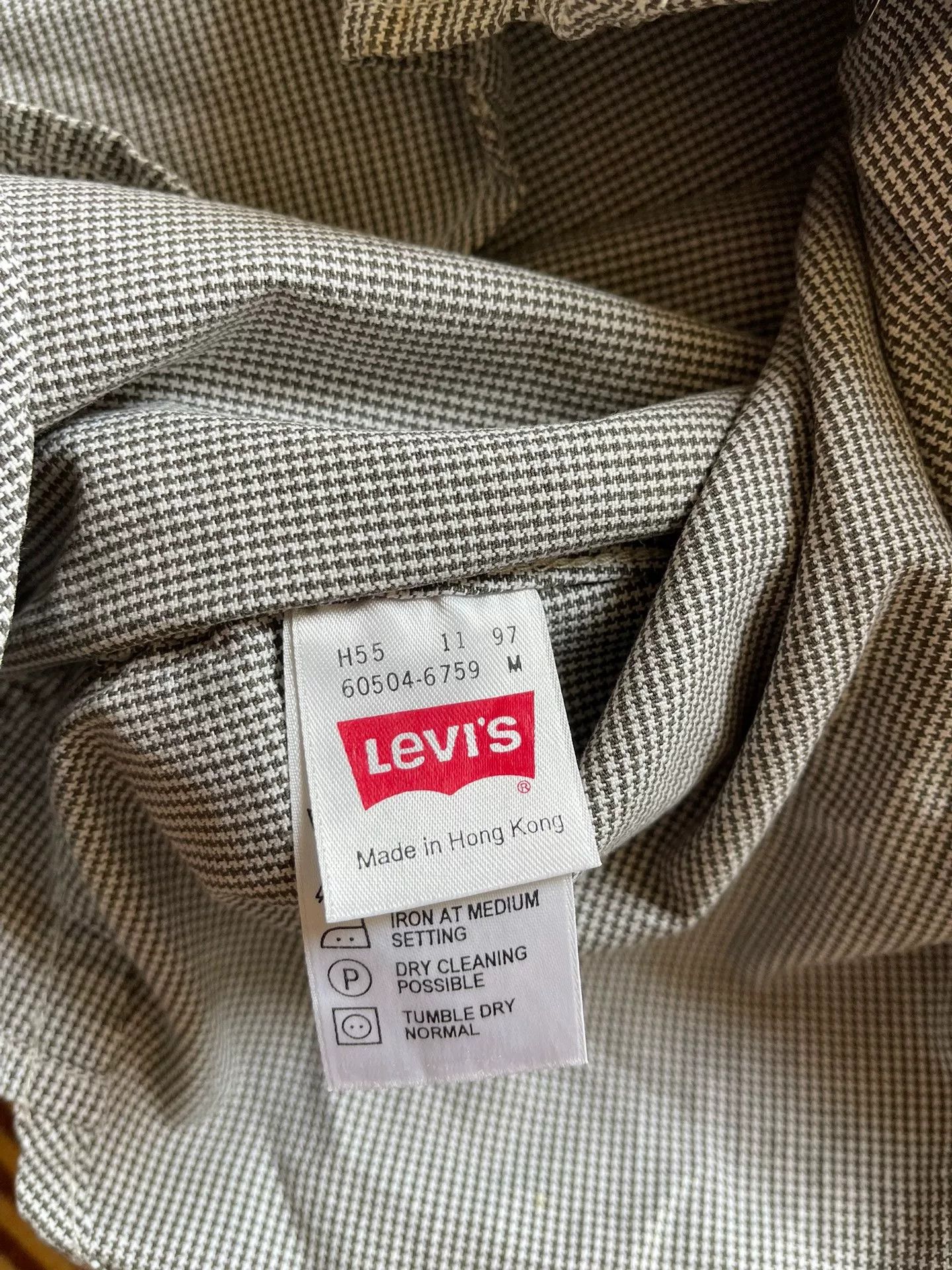 Levi's Vintage Clothing Levi's LVC Houndstooth Long-Sleeve Shirt Size US M / EU 48-50 / 2 - 6 Thumbnail