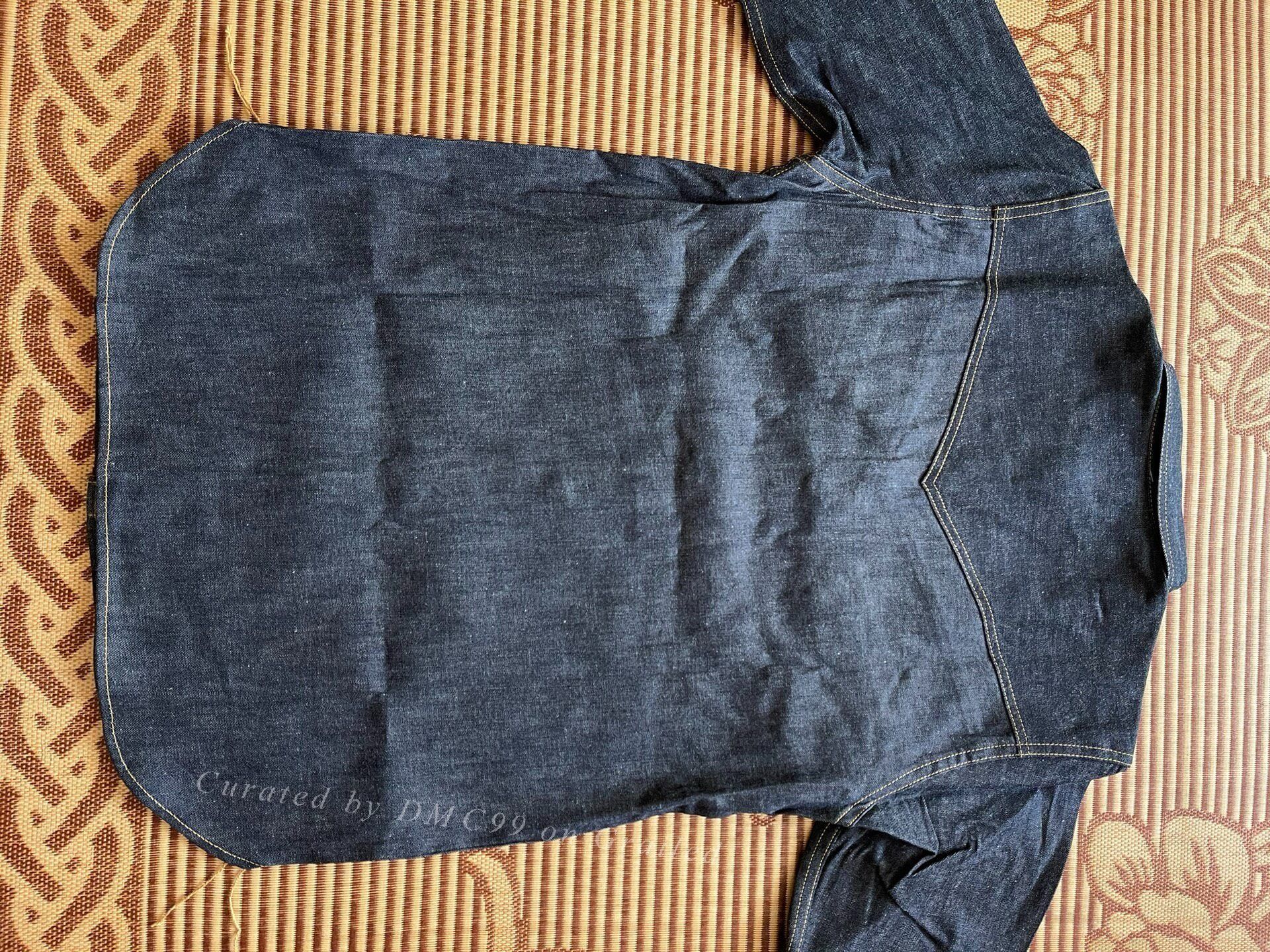 The Real McCoy's Joe McCoy Longhorn Western Denim Shirt Size US M / EU 48-50 / 2 - 4 Thumbnail