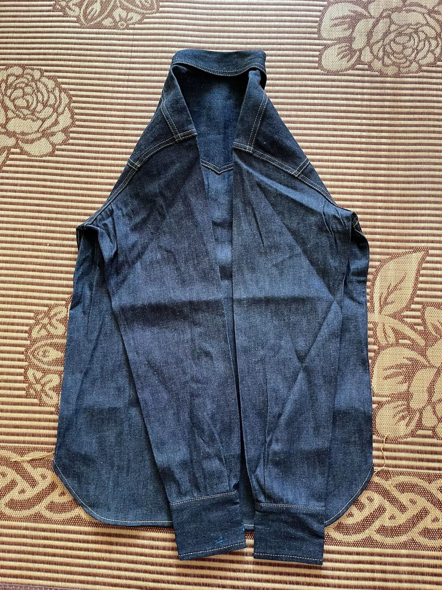 The Real McCoy's Joe McCoy Longhorn Western Denim Shirt Size US M / EU 48-50 / 2 - 5 Thumbnail