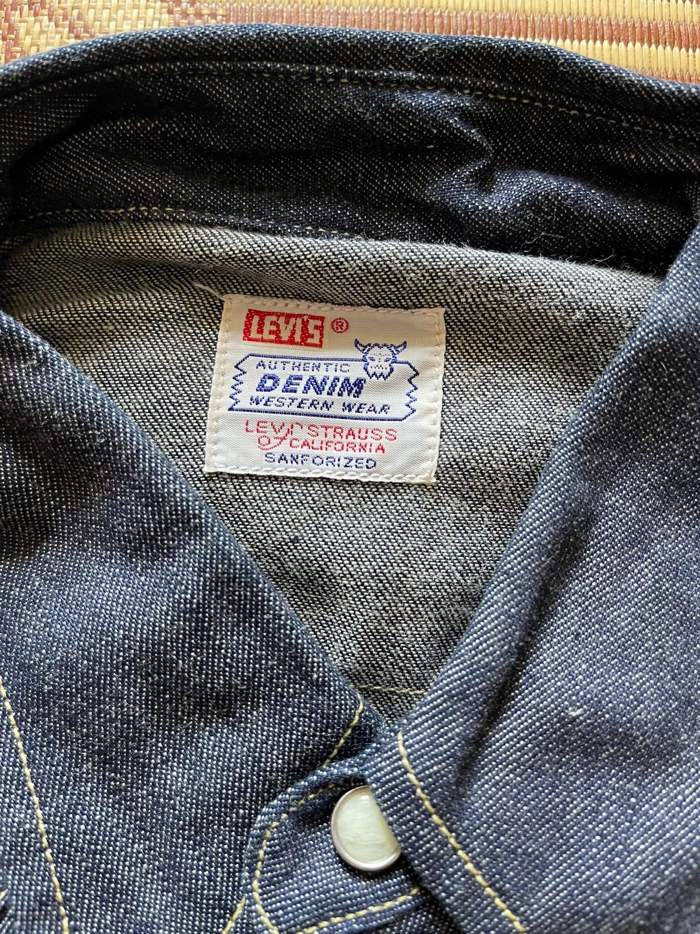 Levi's Vintage Clothing Levis LVC 555 Denim Shirt Size US M / EU 48-50 / 2 - 9 Thumbnail