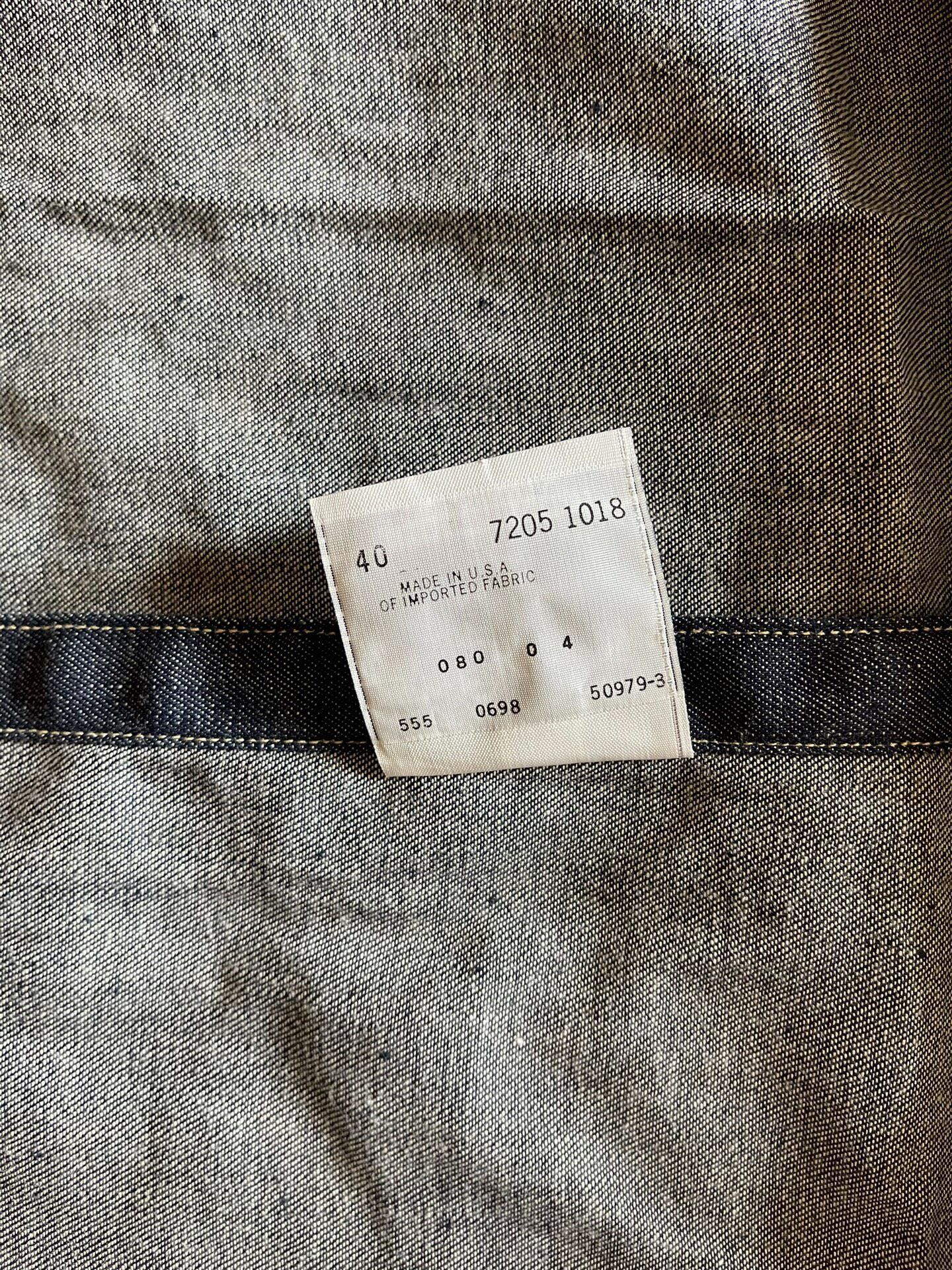 Levi's Vintage Clothing Levis LVC 555 Denim Shirt Size US M / EU 48-50 / 2 - 4 Thumbnail