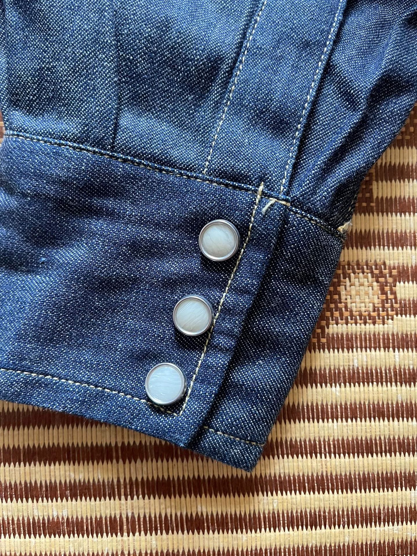 Levi's Vintage Clothing Levis LVC 555 Denim Shirt Size US M / EU 48-50 / 2 - 6 Thumbnail