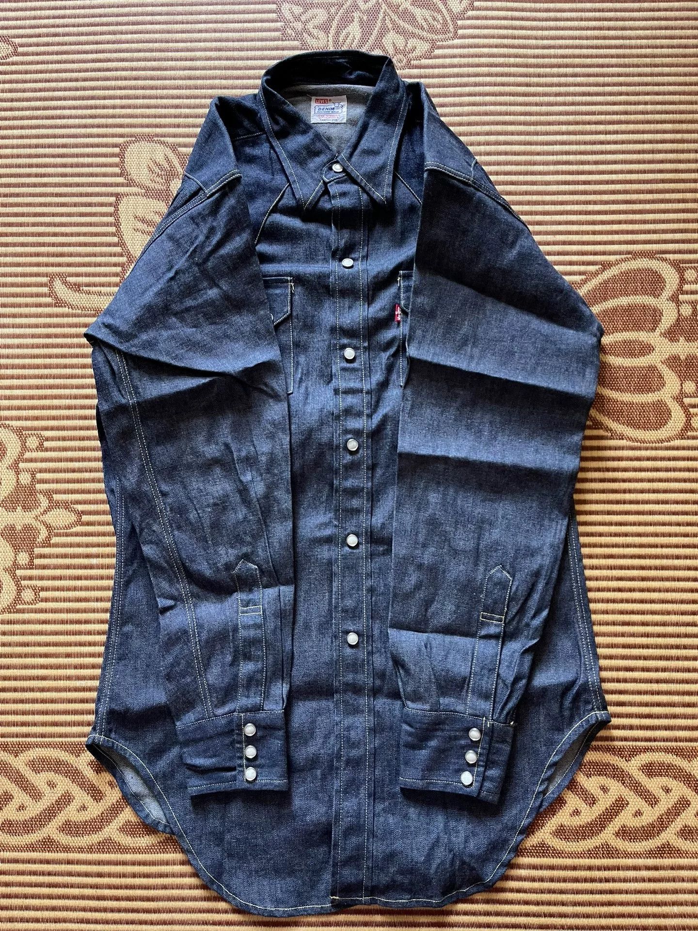 Levi's Vintage Clothing Levis LVC 555 Denim Shirt Size US M / EU 48-50 / 2 - 8 Thumbnail