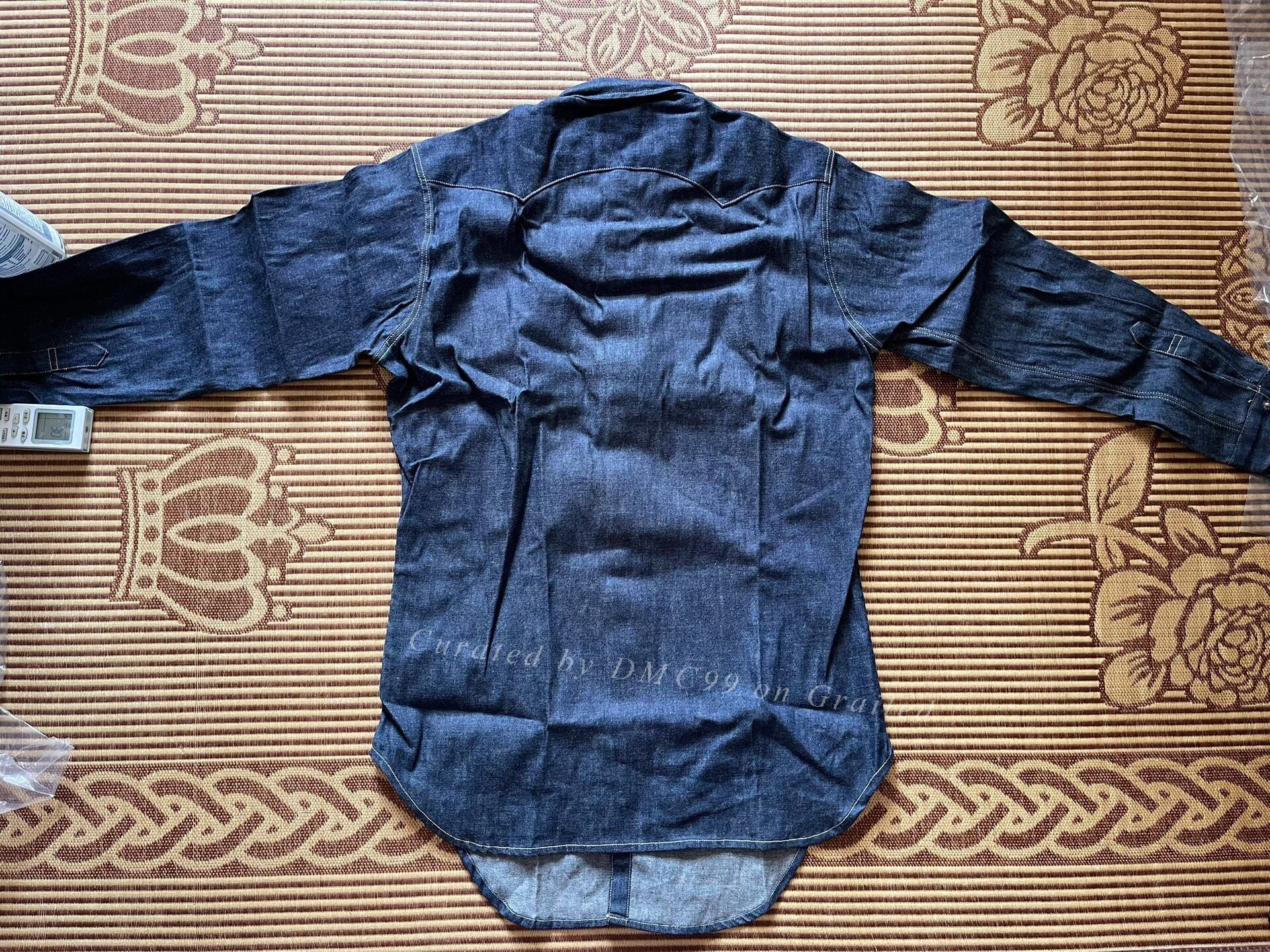 Levi's Vintage Clothing Levis LVC 555 Denim Shirt Size US M / EU 48-50 / 2 - 2 Thumbnail