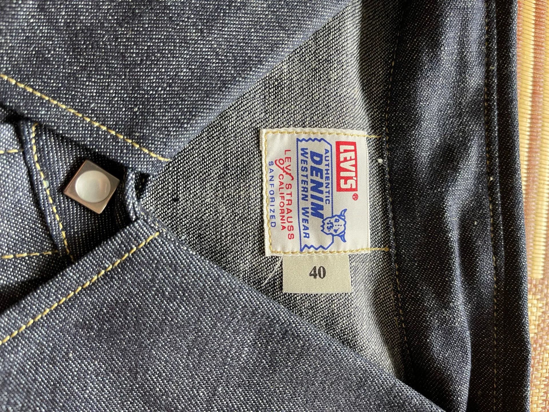 Levi's Levis 61504-5300 Western Denim Shirt Size US XXS / EU 40 - 9 Thumbnail
