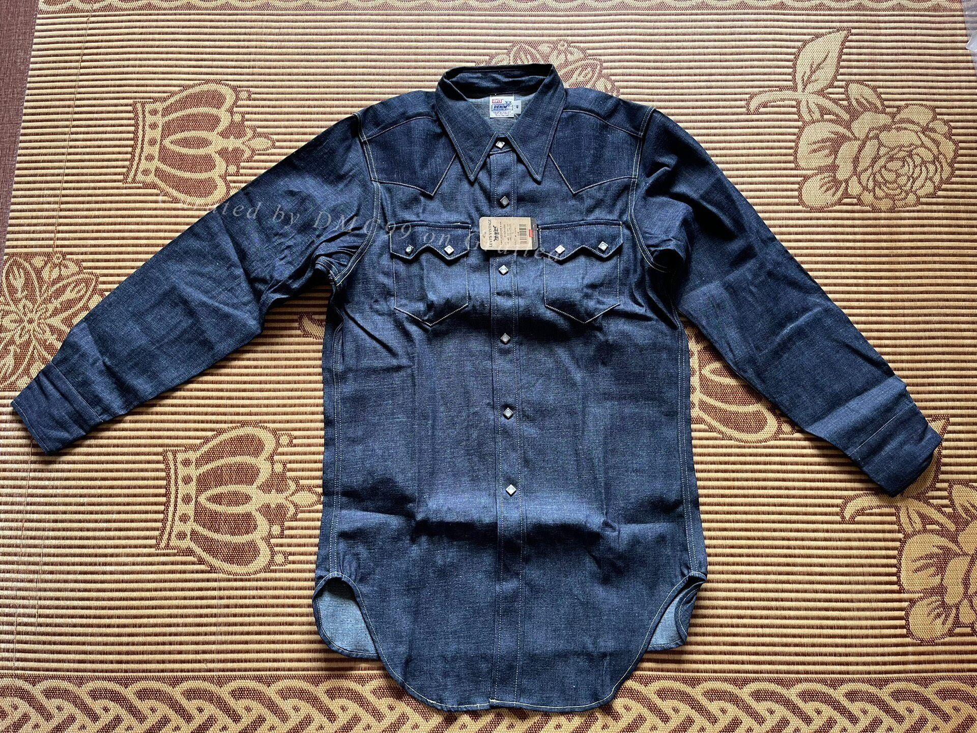 Levi's Levis 61504-5300 Western Denim Shirt Size US XXS / EU 40 - 2 Thumbnail