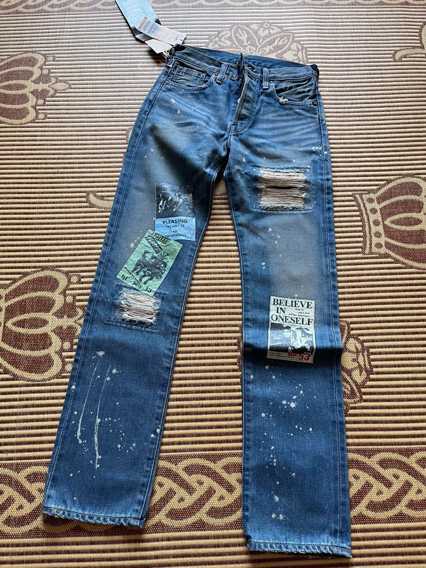 Levi's Vintage Clothing Levi's 501XX LVC Distressed Women's Jeans Size 25" / US 0 / IT 36 - 9 Thumbnail