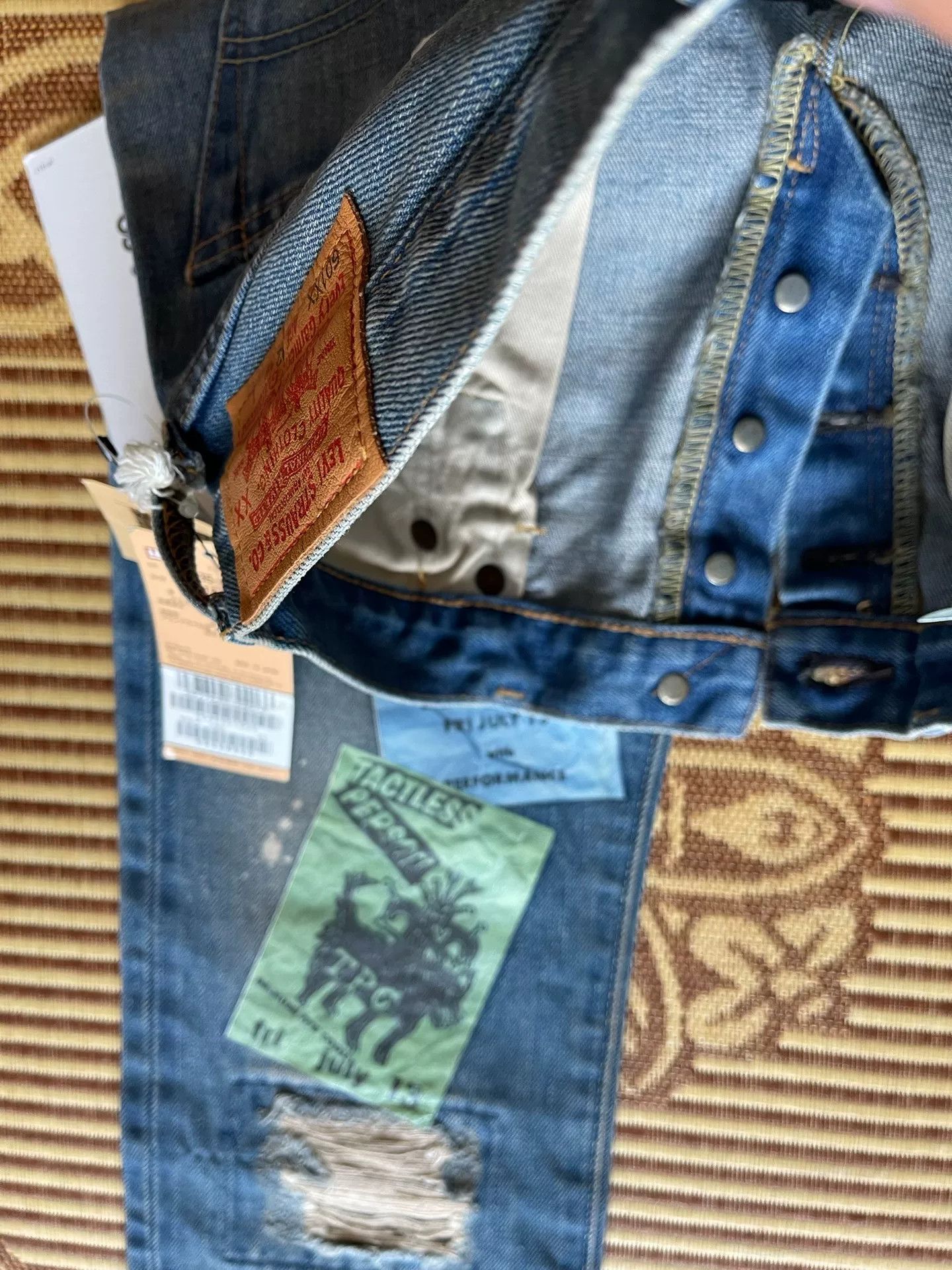 Levi's Vintage Clothing Levi's 501XX LVC Distressed Women's Jeans Size 25" / US 0 / IT 36 - 7 Thumbnail