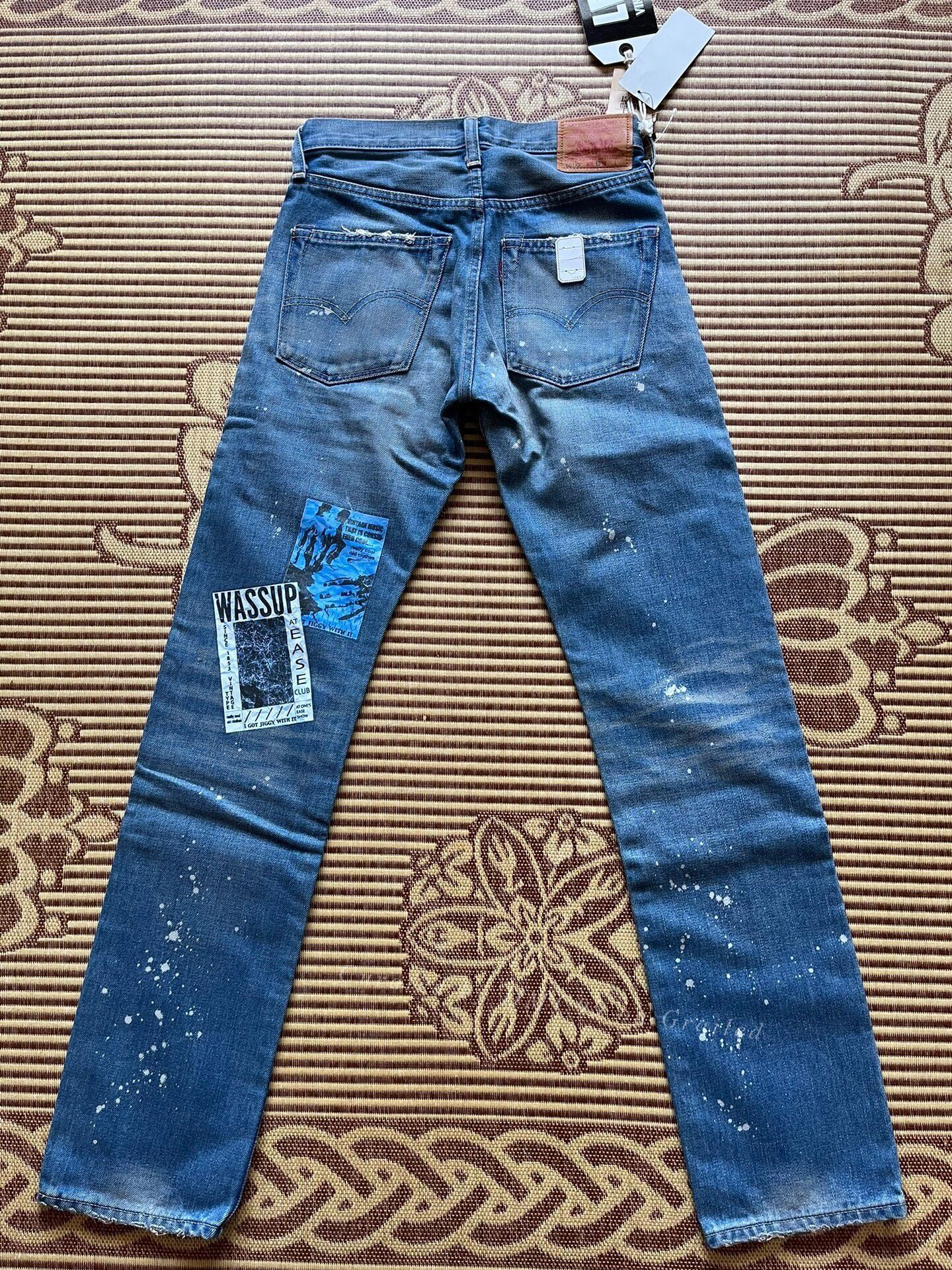 Levi's Vintage Clothing Levi's 501XX LVC Distressed Women's Jeans Size 25" / US 0 / IT 36 - 3 Thumbnail