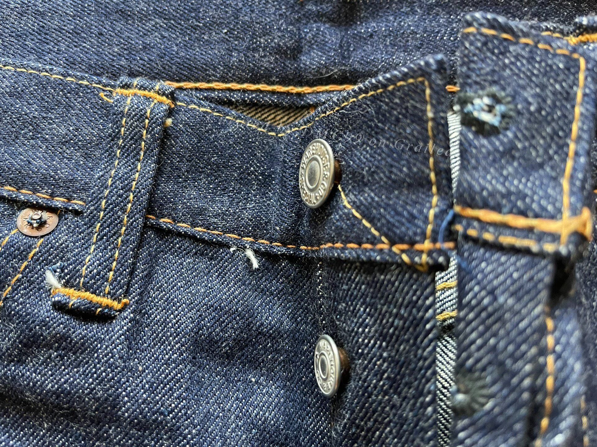Warehouse & Co. Warehouse Big W Twin Raw Denim Jeans Size US 36 / EU 52 - 6 Thumbnail