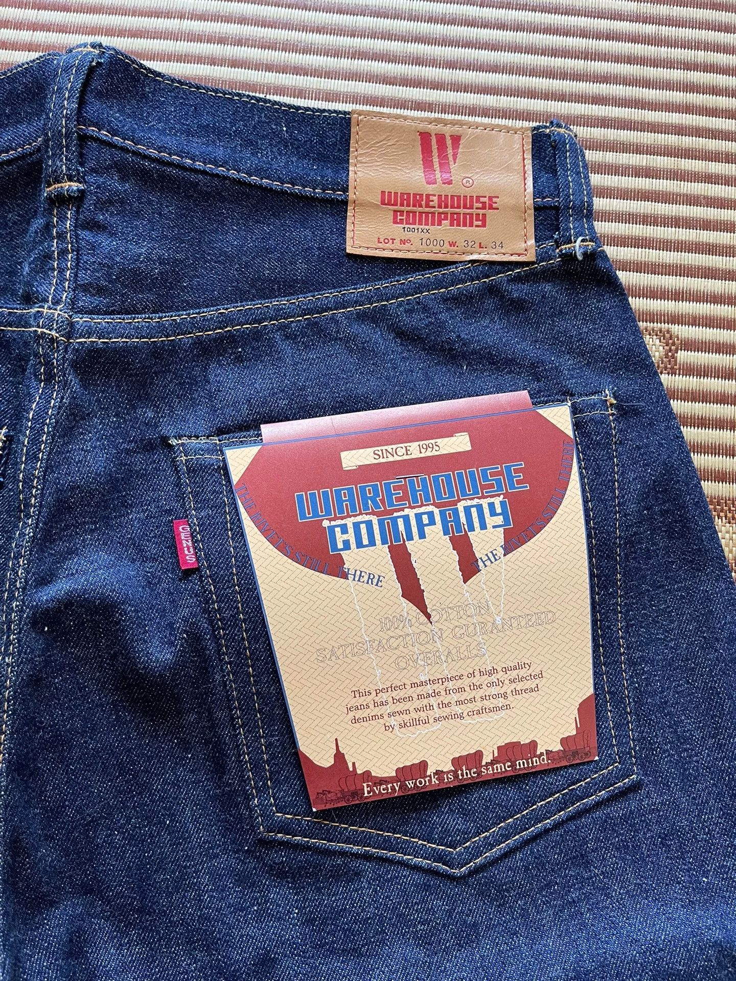 Warehouse & Co. Warehouse Big W Twin Raw Denim Jeans Size US 36 / EU 52 - 4 Thumbnail