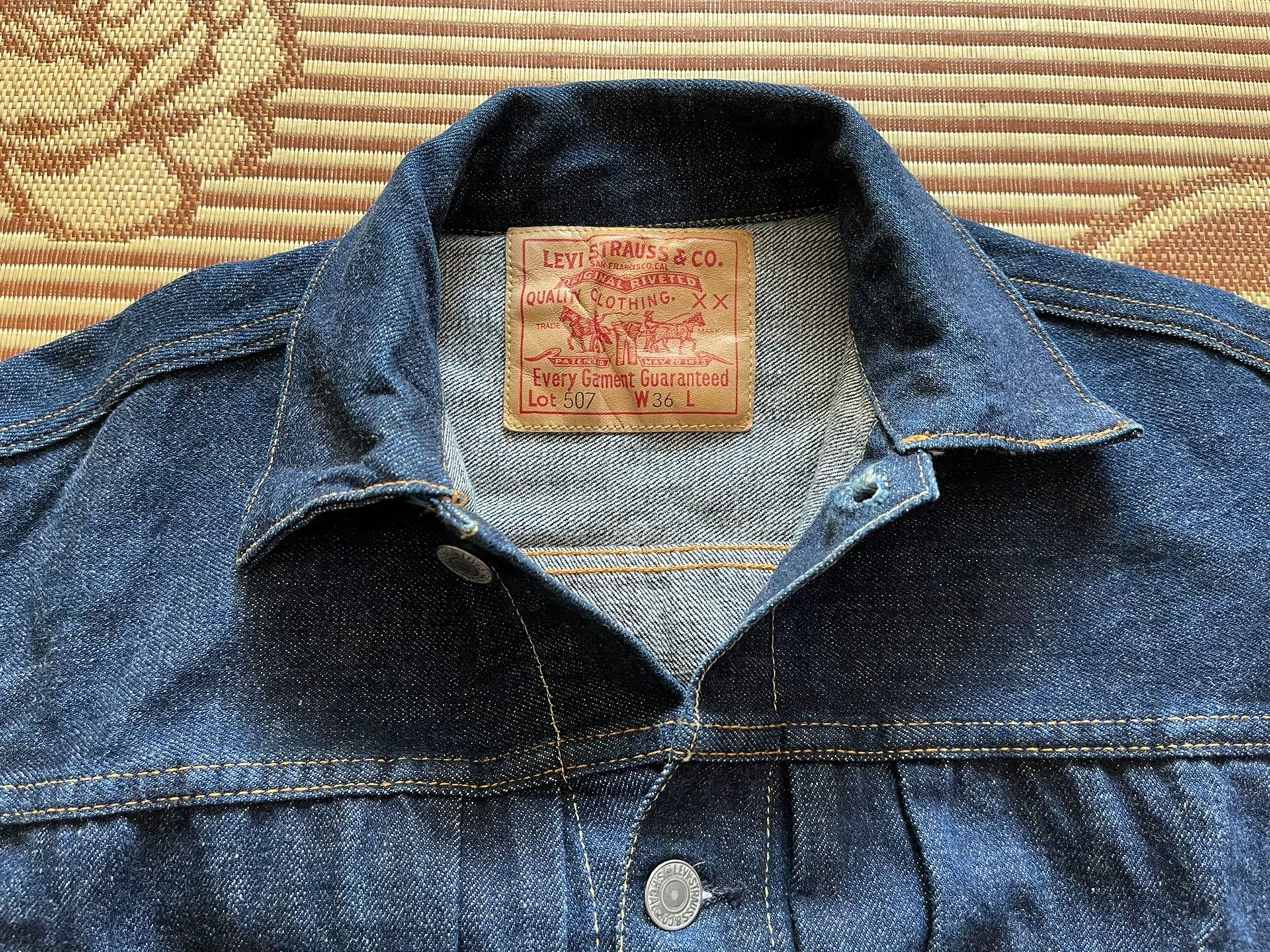 Levi's Vintage Clothing Levi's LVC 507 Denim Jacket Size US S / EU 44-46 / 1 - 6 Thumbnail