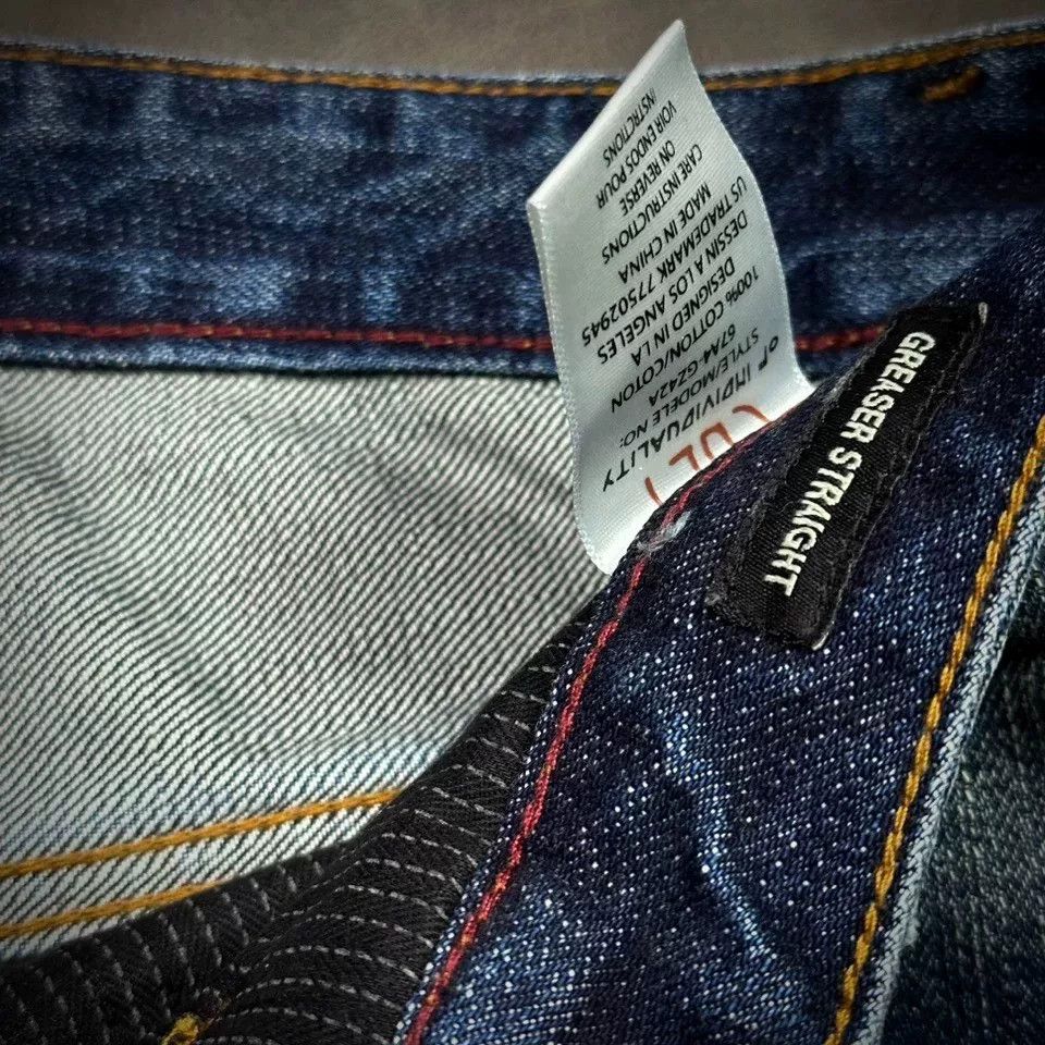Other Men's American Vintage Selvedge Ripped Jeans Size US 34 / EU 50 - 5 Thumbnail