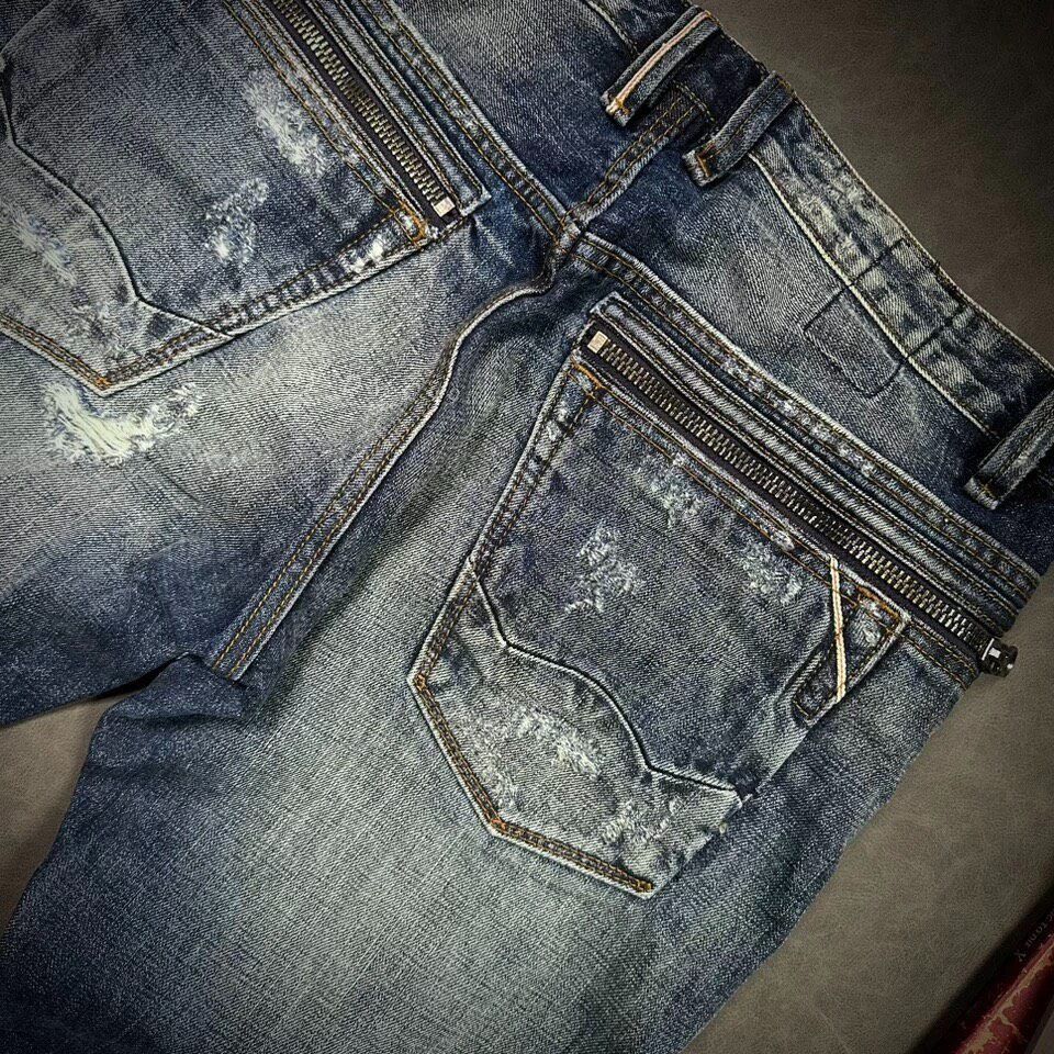 Other Men's American Vintage Selvedge Ripped Jeans Size US 34 / EU 50 - 9 Thumbnail