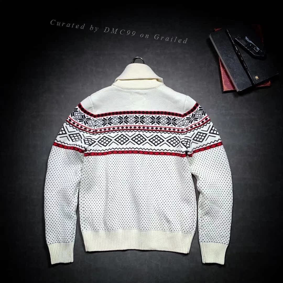 RRL Ralph Lauren RRL Double-Layer Thick Cotton Sweater Size US S / EU 44-46 / 1 - 8 Thumbnail