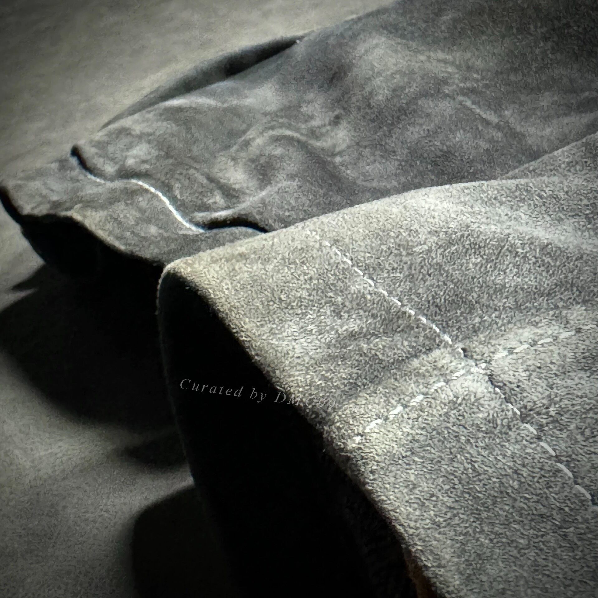 Giorgio Brato George Blatto Men's Distressed Gray Leather Jacket Size US S / EU 44-46 / 1 - 8 Thumbnail