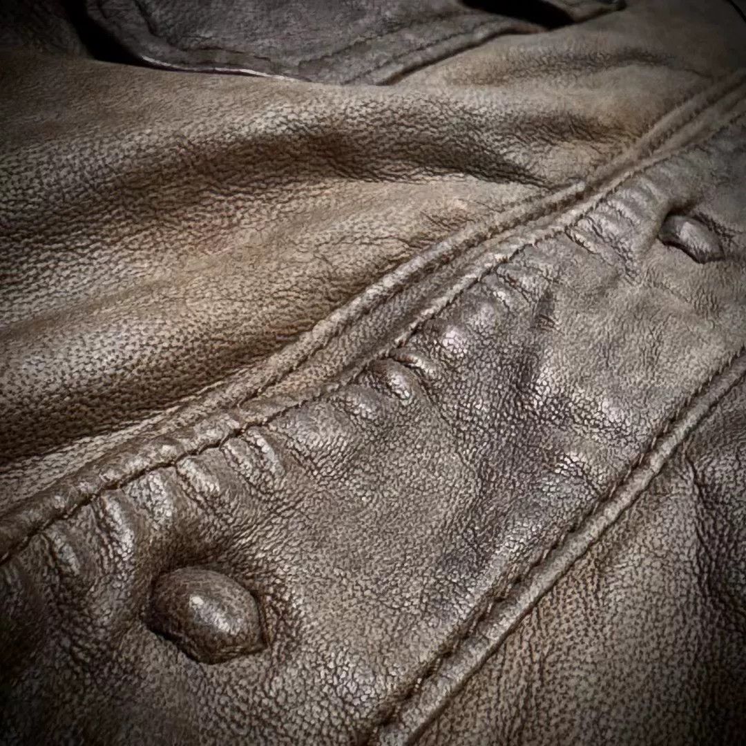 Giorgio Brato Giorgio Brato Men's Retro Leather Jacket Size US M / EU 48-50 / 2 - 6 Thumbnail