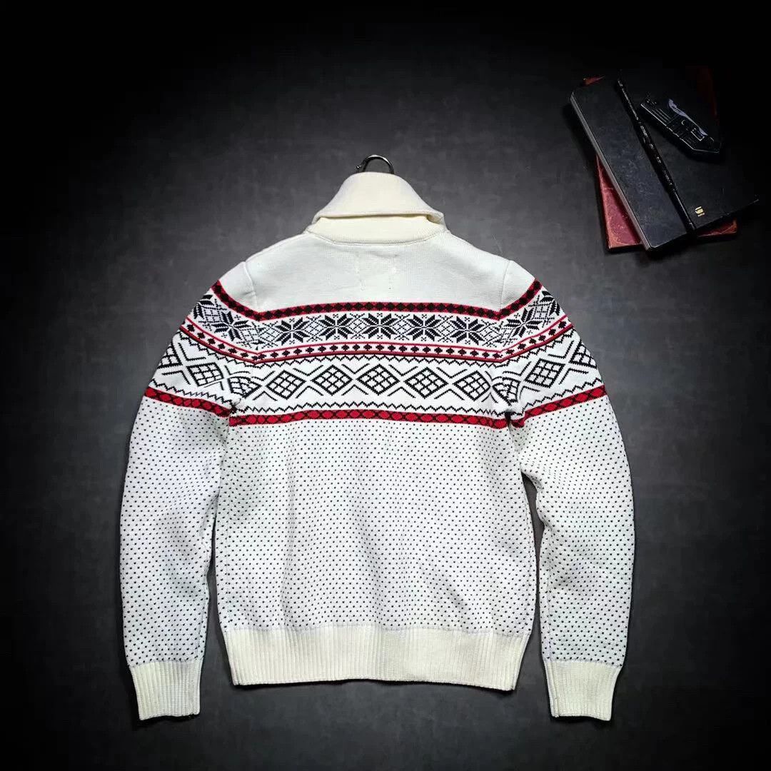 RRL Ralph Lauren RRL Double-Layer Thick Cotton Sweater Size US S / EU 44-46 / 1 - 8 Thumbnail