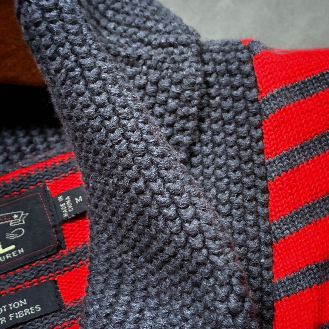RRL Ralph Lauren RRL Retro Horizontal Stripe Slim Sweater Size US M / EU 48-50 / 2 - 5 Thumbnail