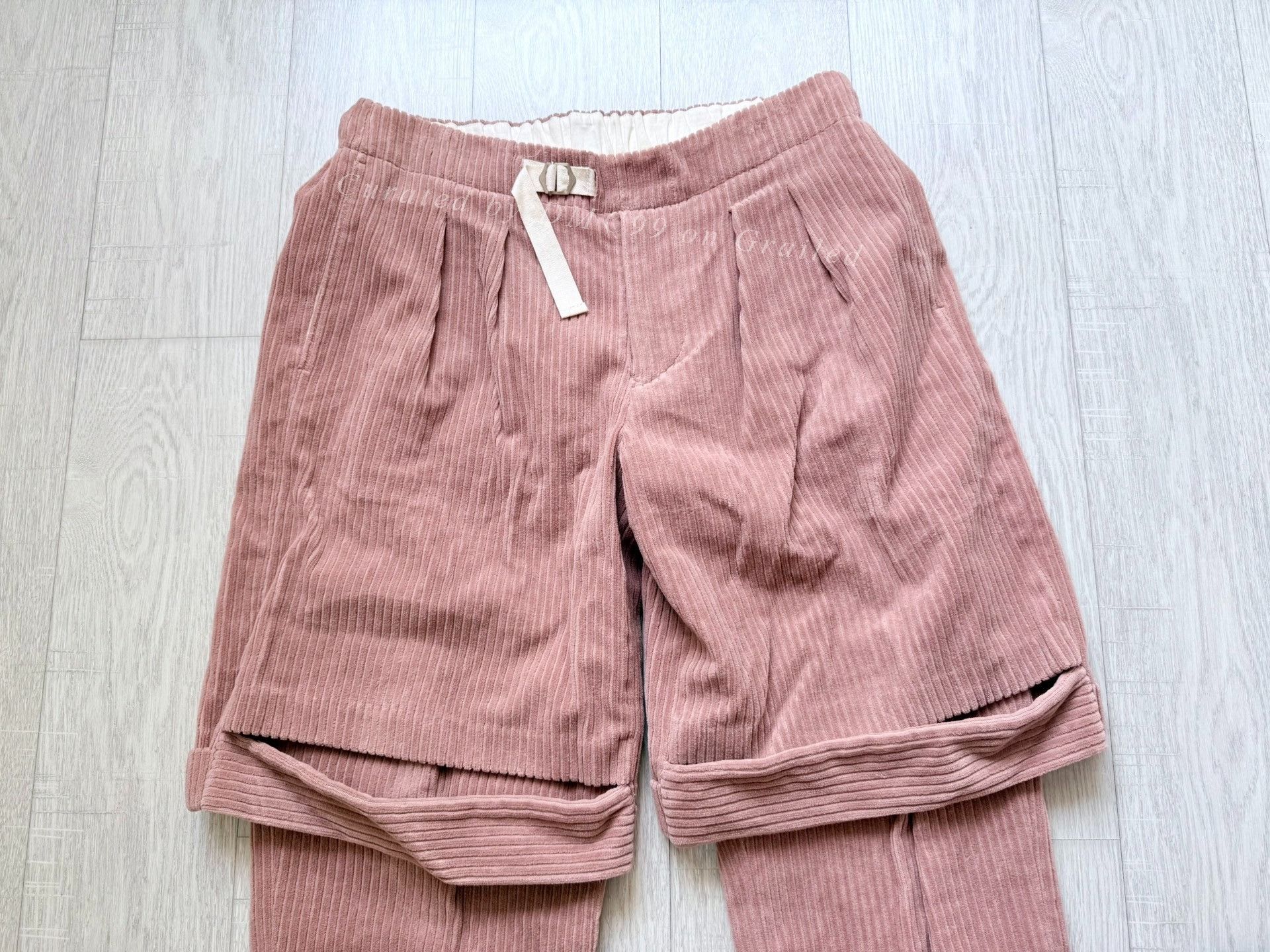 Other Heos Tokyo Light Pink Corduroy Pants Size 32" / US 10 / IT 46 - 3 Thumbnail