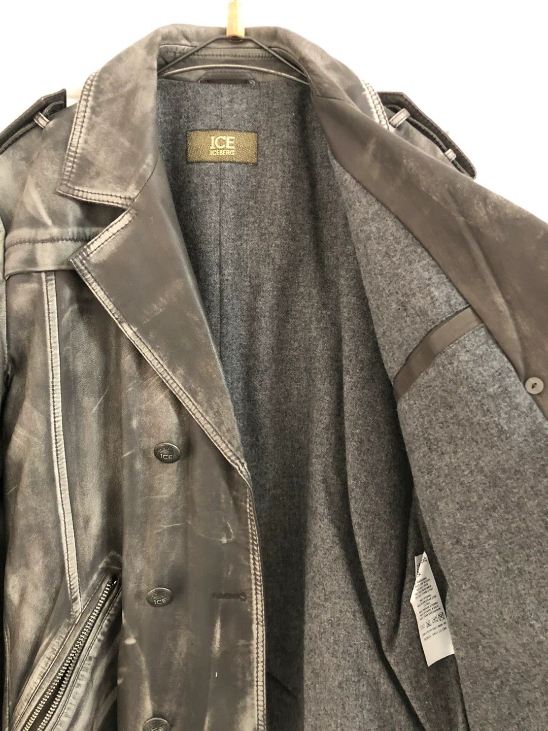 Iceberg Iceberg Leather Jacket Size US M / EU 48-50 / 2 - 8 Thumbnail