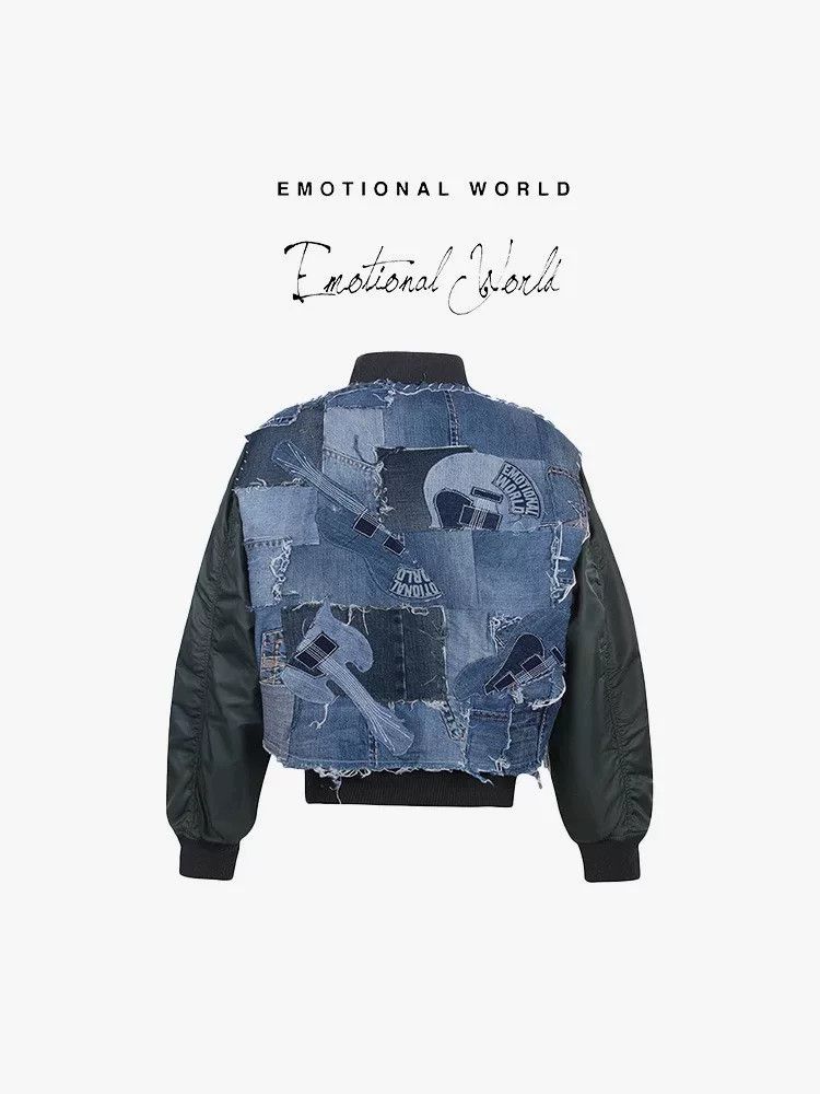 DISCOVERED discovered x Emotional World Denim Jacket Size US M / EU 48-50 / 2 - 4 Thumbnail