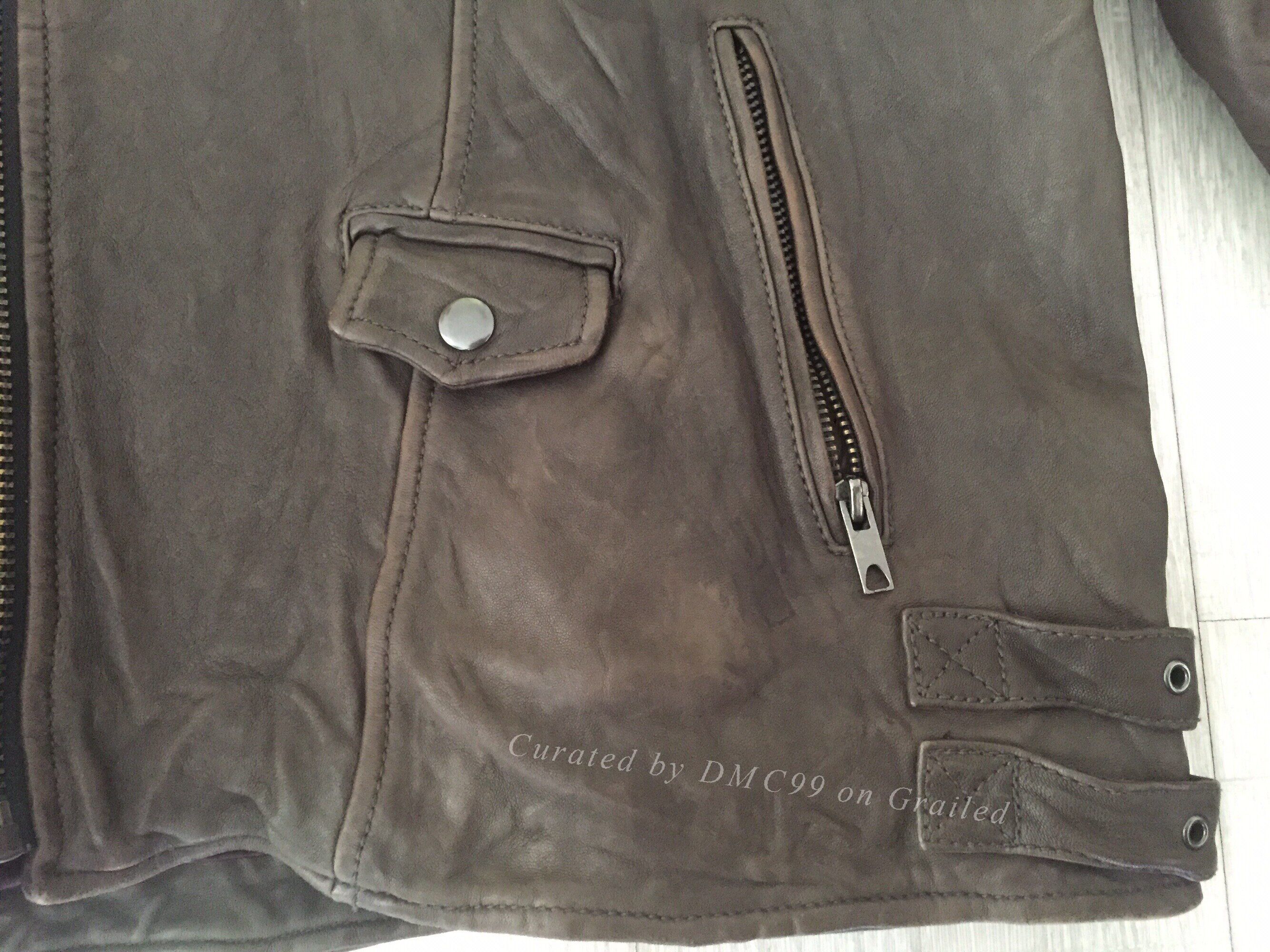 Iridium Meteorite Sheepskin Leather Jacket L Size US L / EU 52-54 / 3 - 4 Thumbnail