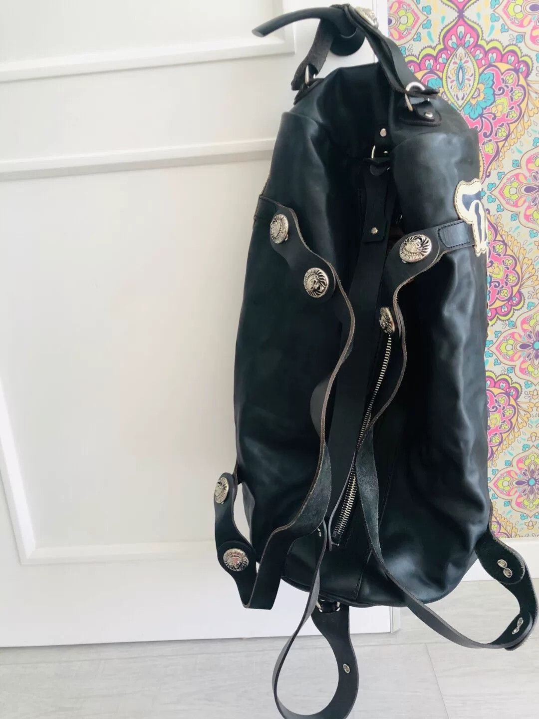Other American Handcrafted Leather Biker Bag Size ONE SIZE - 3 Thumbnail