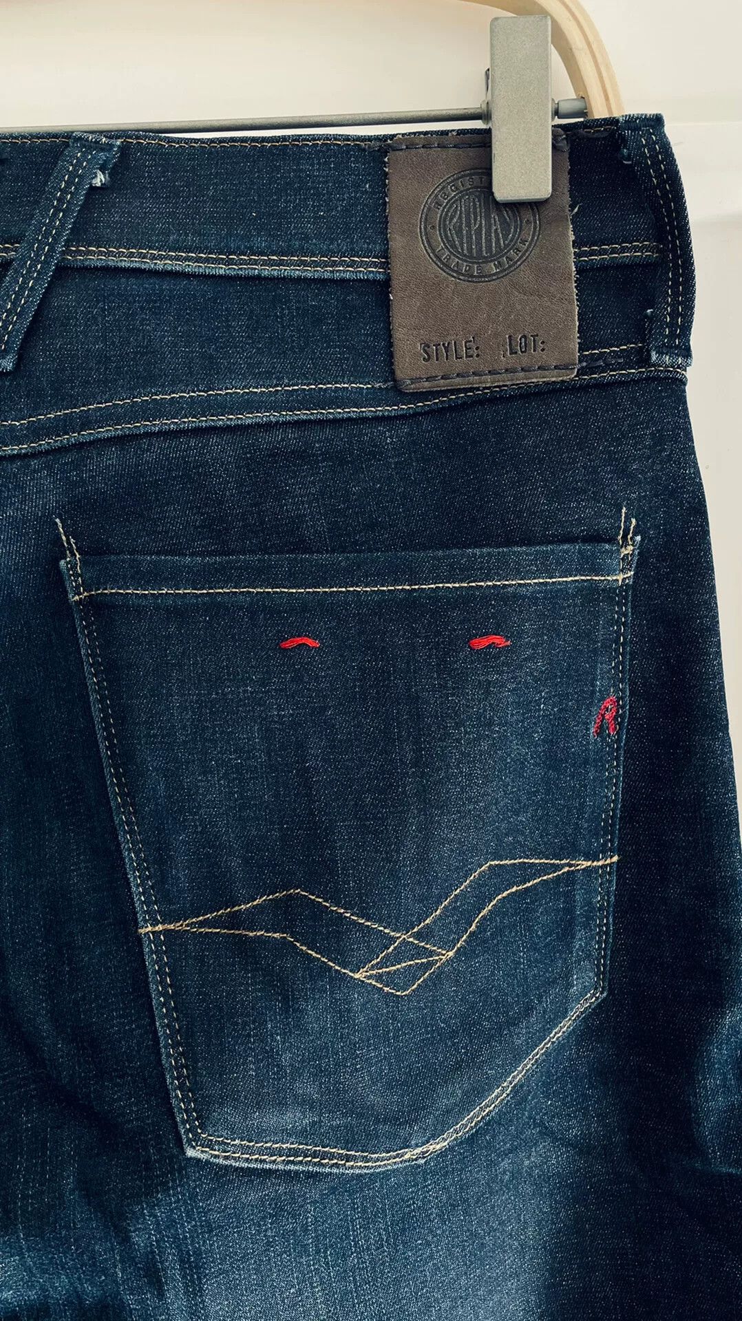 Replay Replay Anbass Stretch Denim Jeans Size US 34 / EU 50 - 5 Thumbnail
