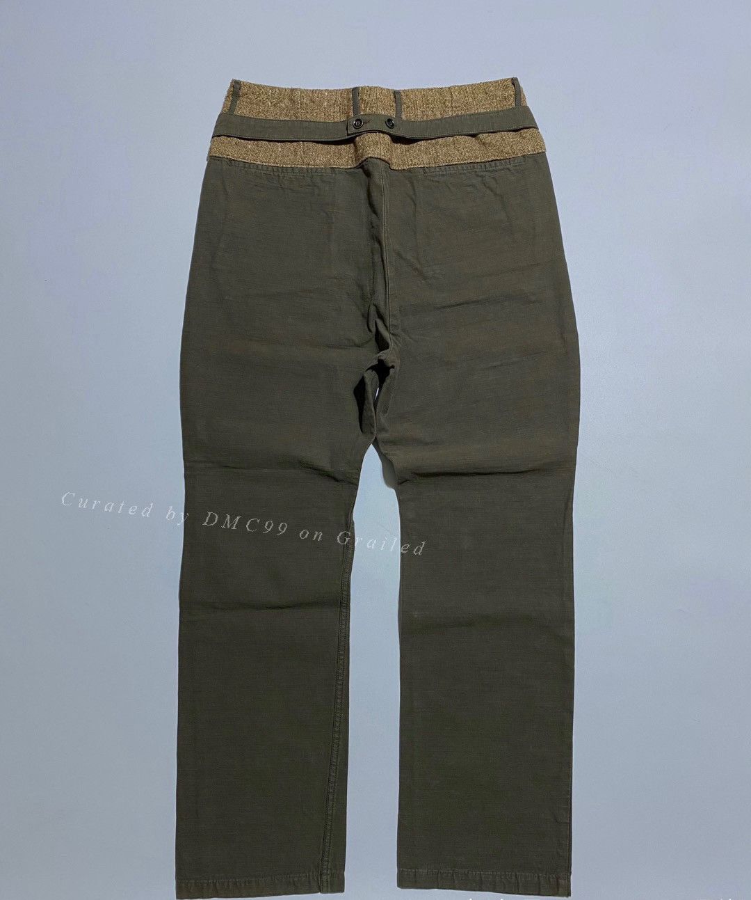 Kapital KAPITAL Cotton-Linen Spliced Riding Pants Size US 28 / EU 44 - 2 Thumbnail