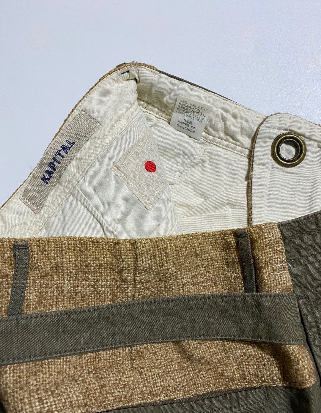 Kapital KAPITAL Cotton-Linen Spliced Riding Pants Size US 28 / EU 44 - 5 Thumbnail