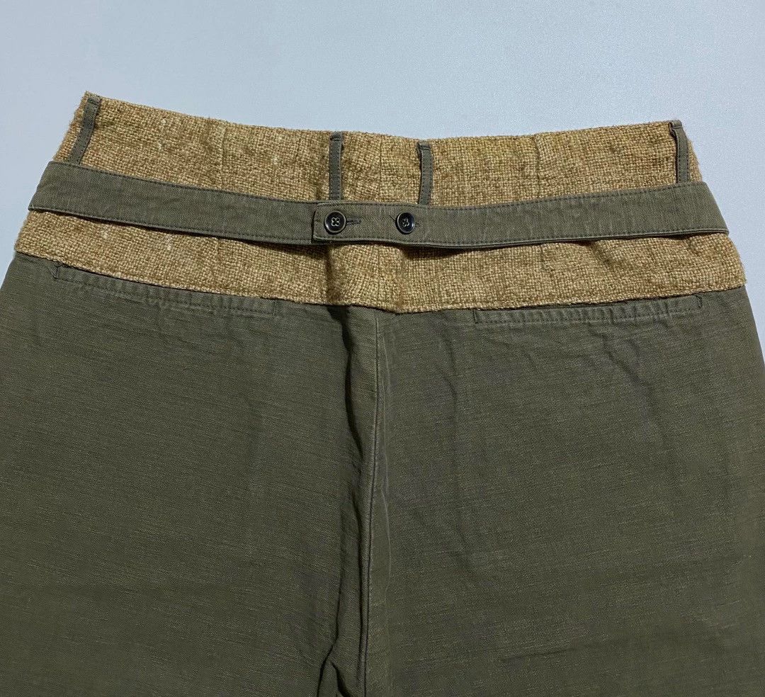 Kapital KAPITAL Cotton-Linen Spliced Riding Pants Size US 28 / EU 44 - 4 Thumbnail