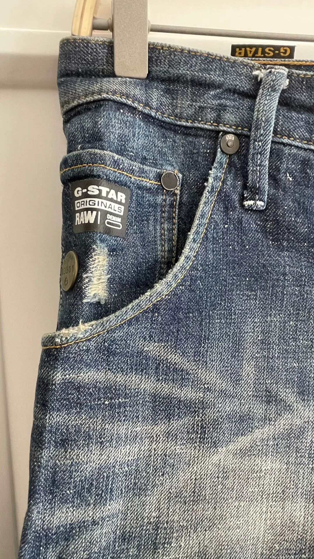 G-Star Gstar 3D Tailored Jeans W33L34 Size US 33 - 3 Thumbnail