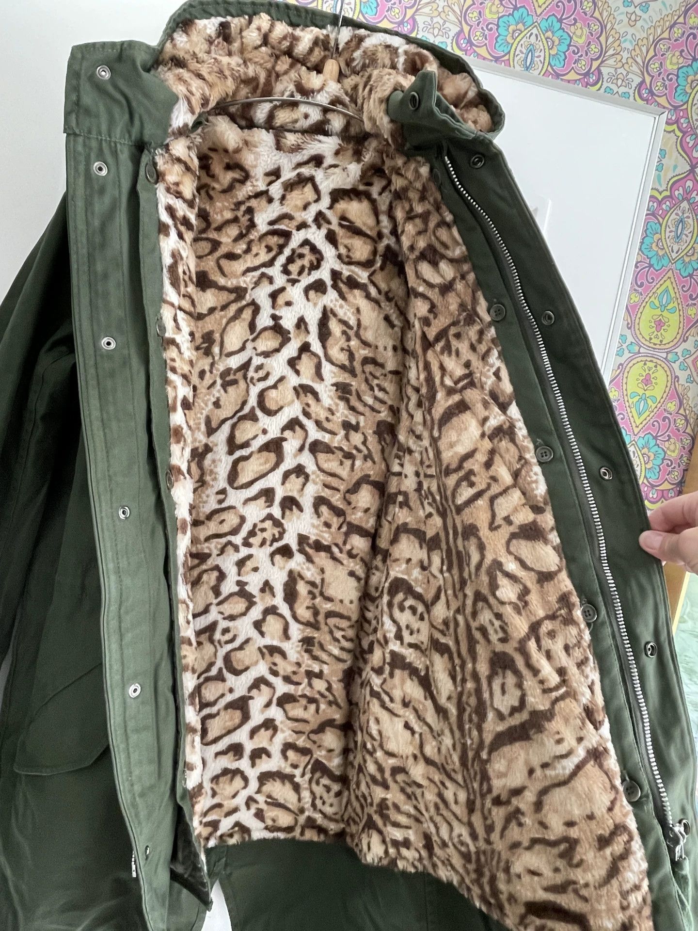 Other Remake Military Coat w/ Leopard Lining Size US M / EU 48-50 / 2 - 4 Thumbnail